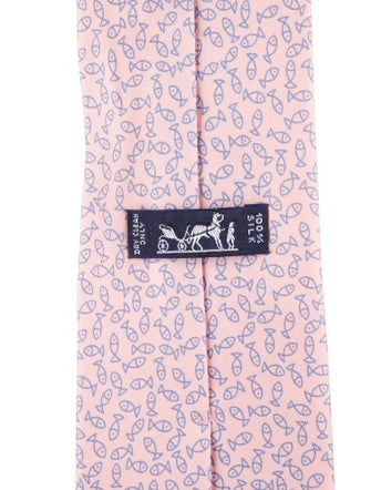 Hermès Silk Pattern Tie