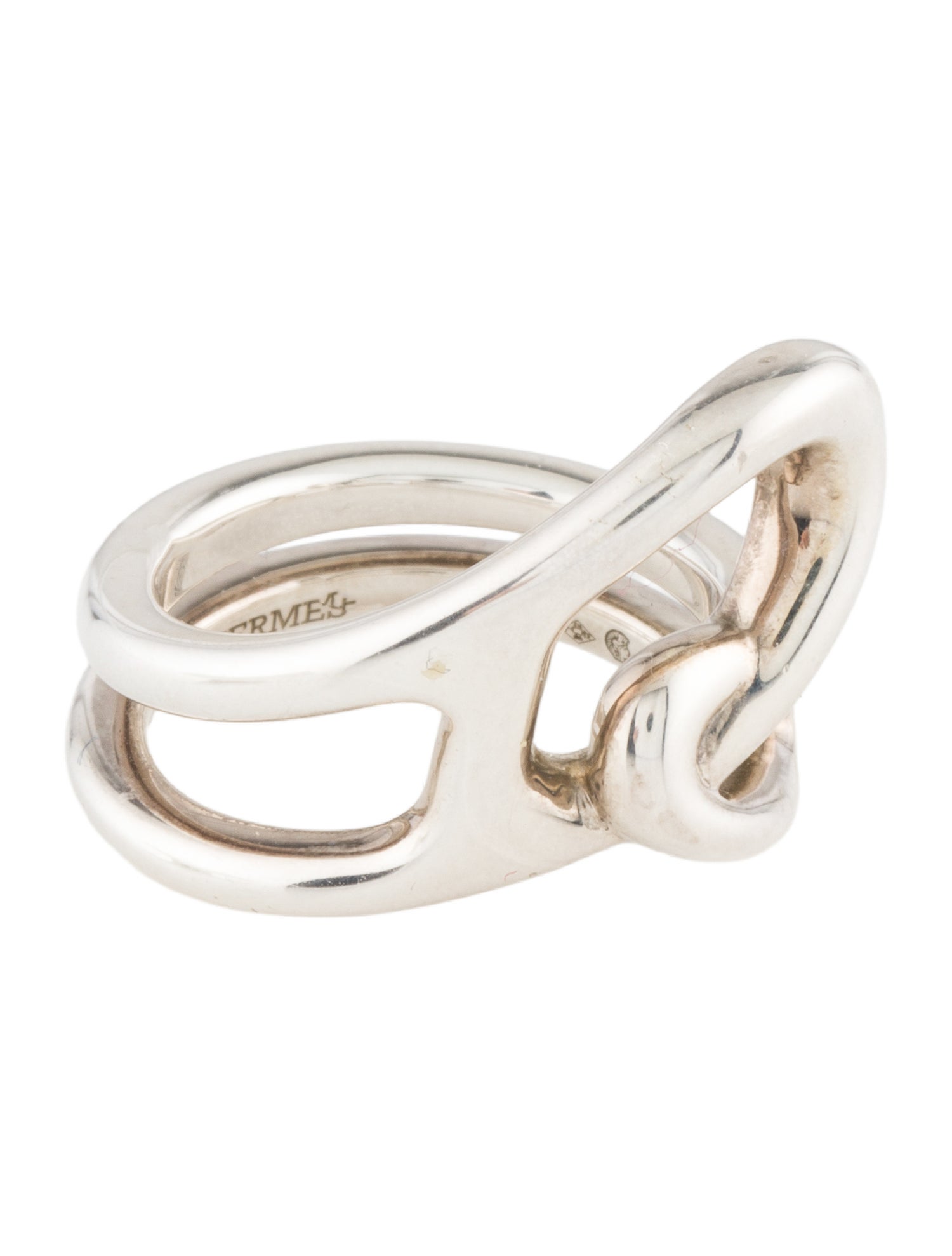 Hermès Chaine d'Ancre Punk Ring