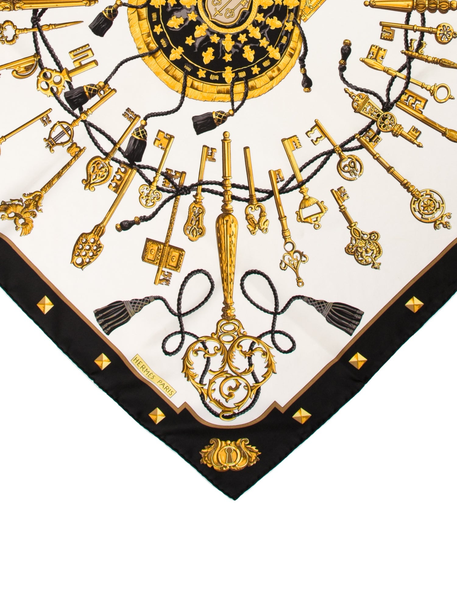 Hermès Keys Les Cles Silk Scarf