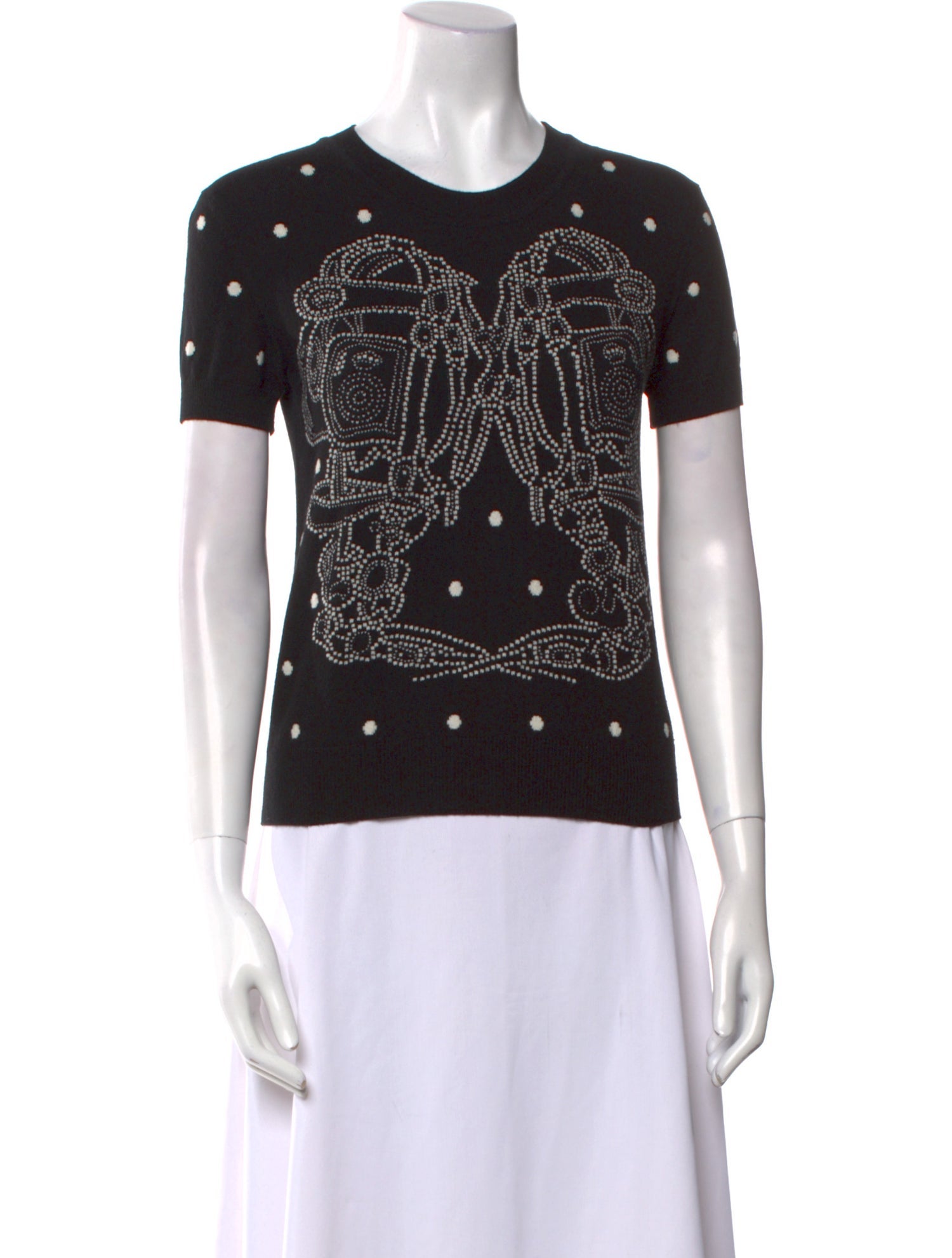 Hermès Cashmere Graphic Print T-Shirt