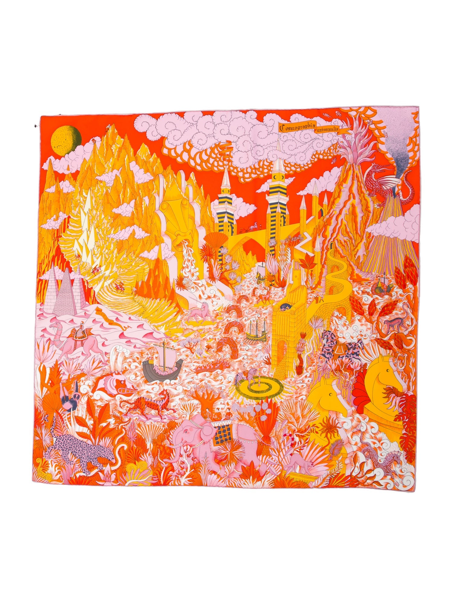 Hermès Cosmographia Universalis Silk Scarf