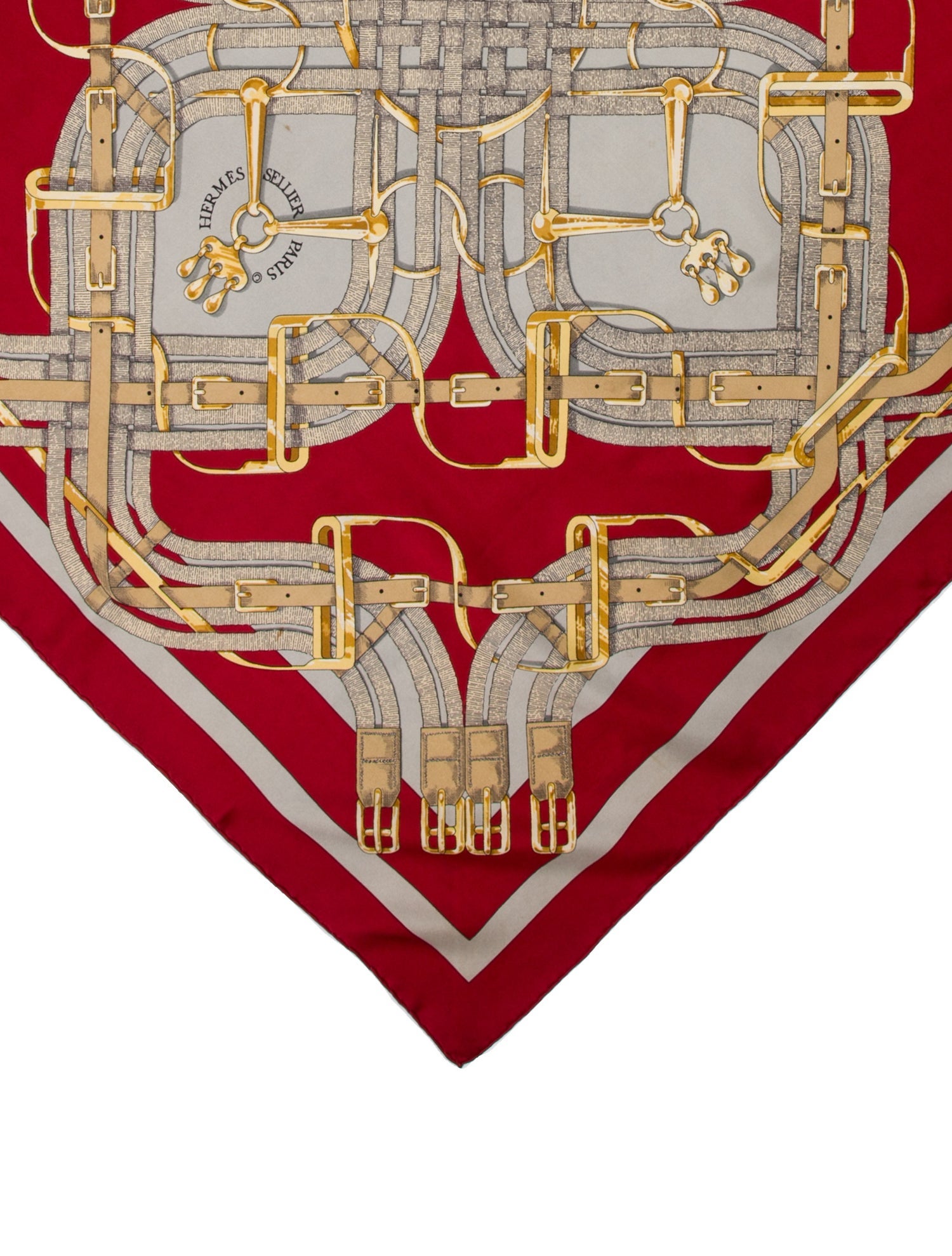 Hermès Mors a Jouets Silk Scarf