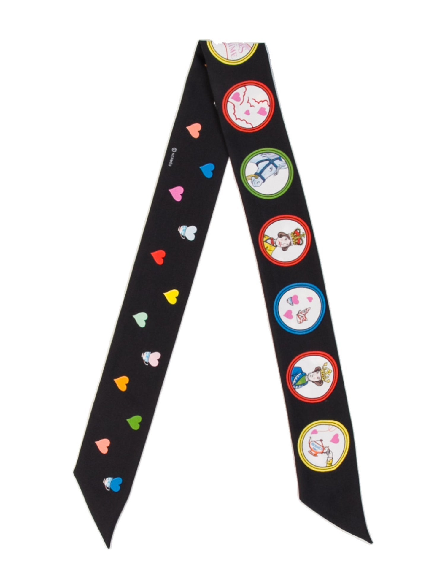 Hermès Tea Time Silk Twilly Scarf