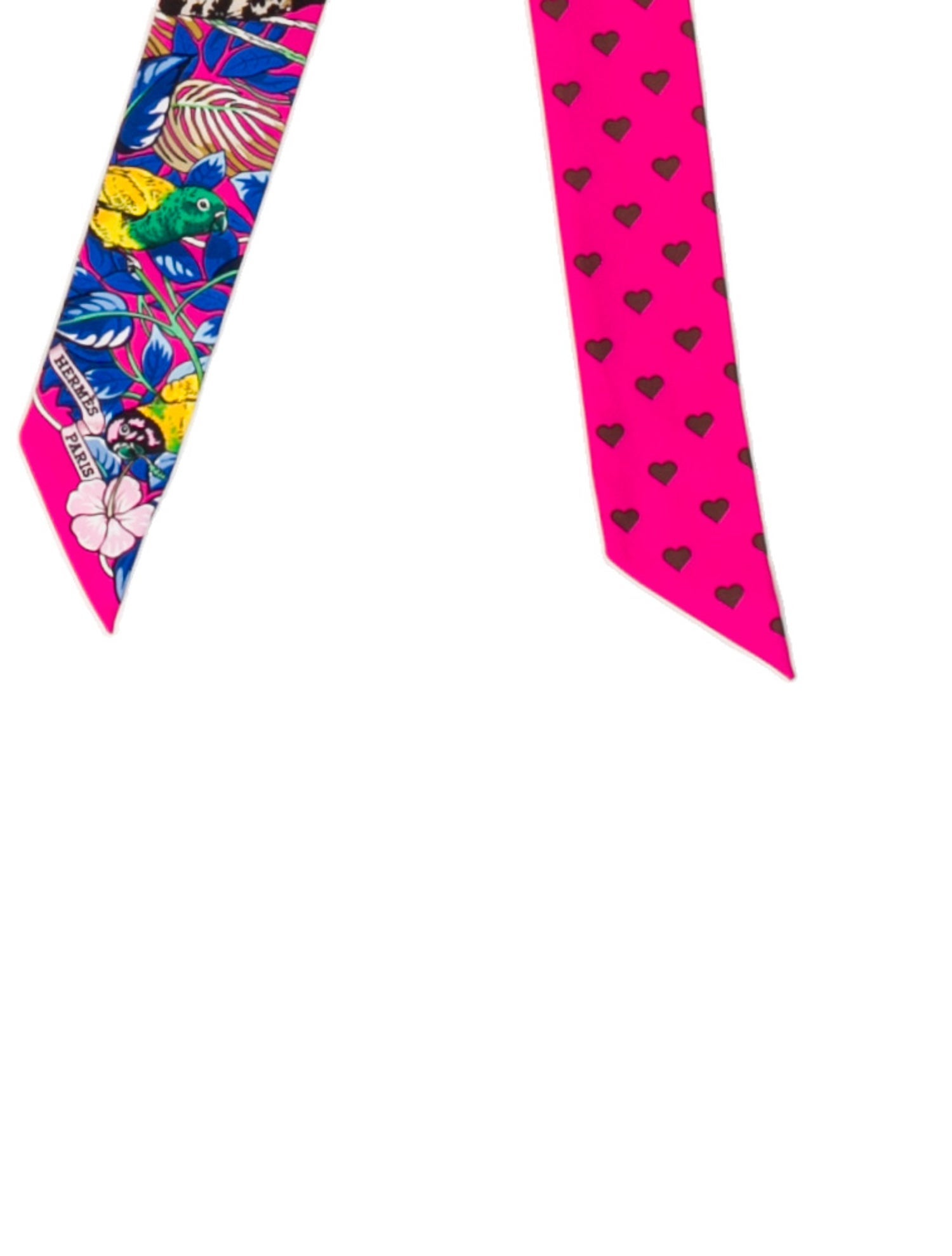Hermès Jungle Love Silk Twilly Scarf
