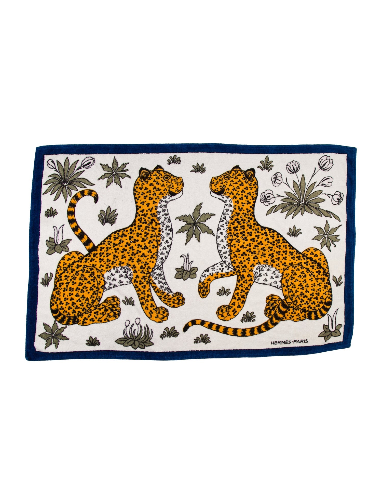 Hermès Les Leopards Beach Towel