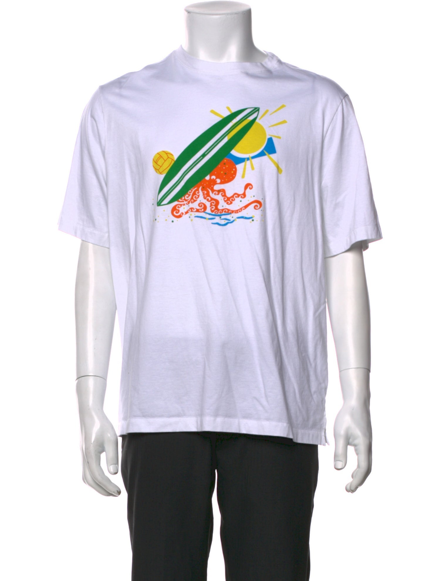 Hermès Graphic Print Crew Neck T-Shirt