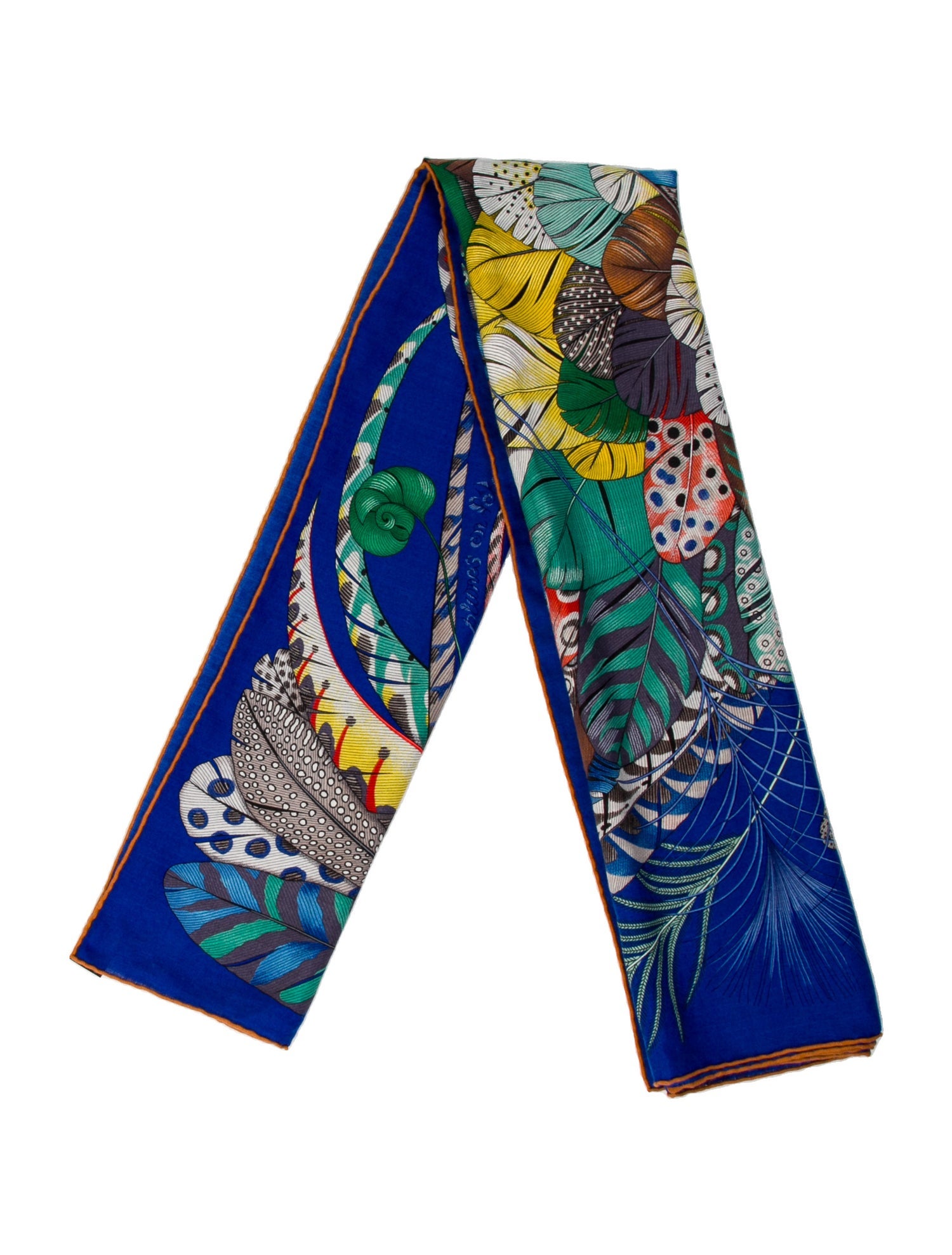 Hermès Plumes En Fete Cashmere Shawl