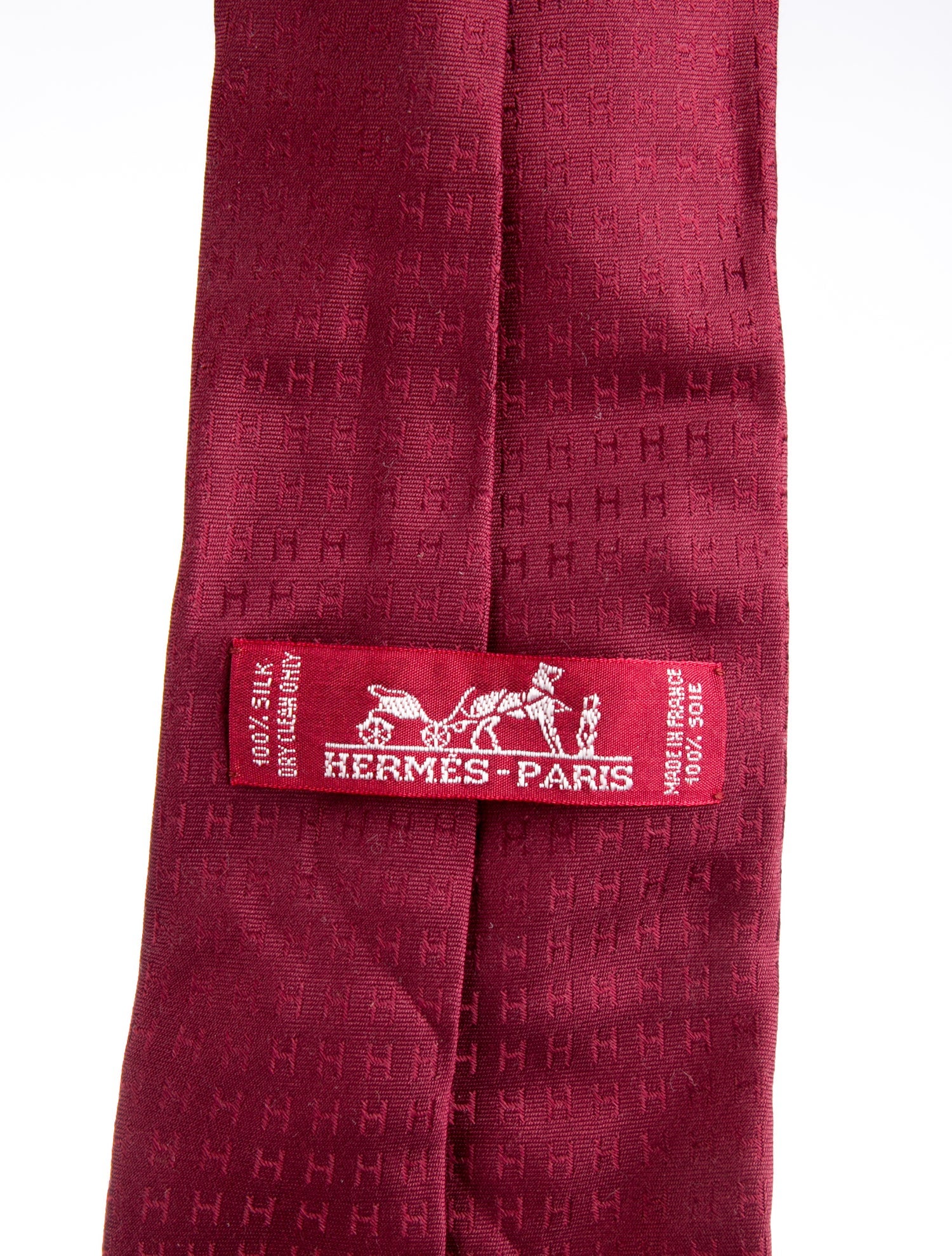 Hermès Silk Patterned Tie w/Tags