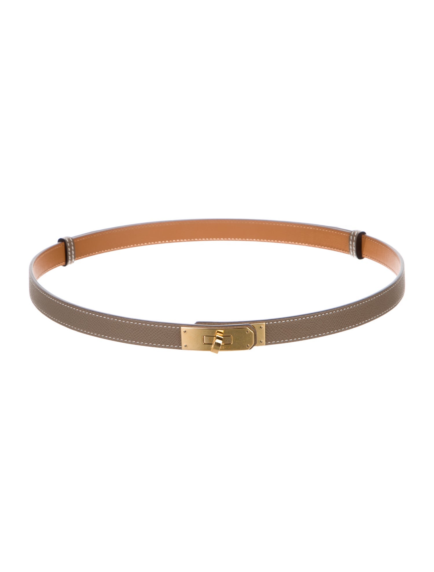 Hermès 18 mm Epsom Leather Kelly Belt