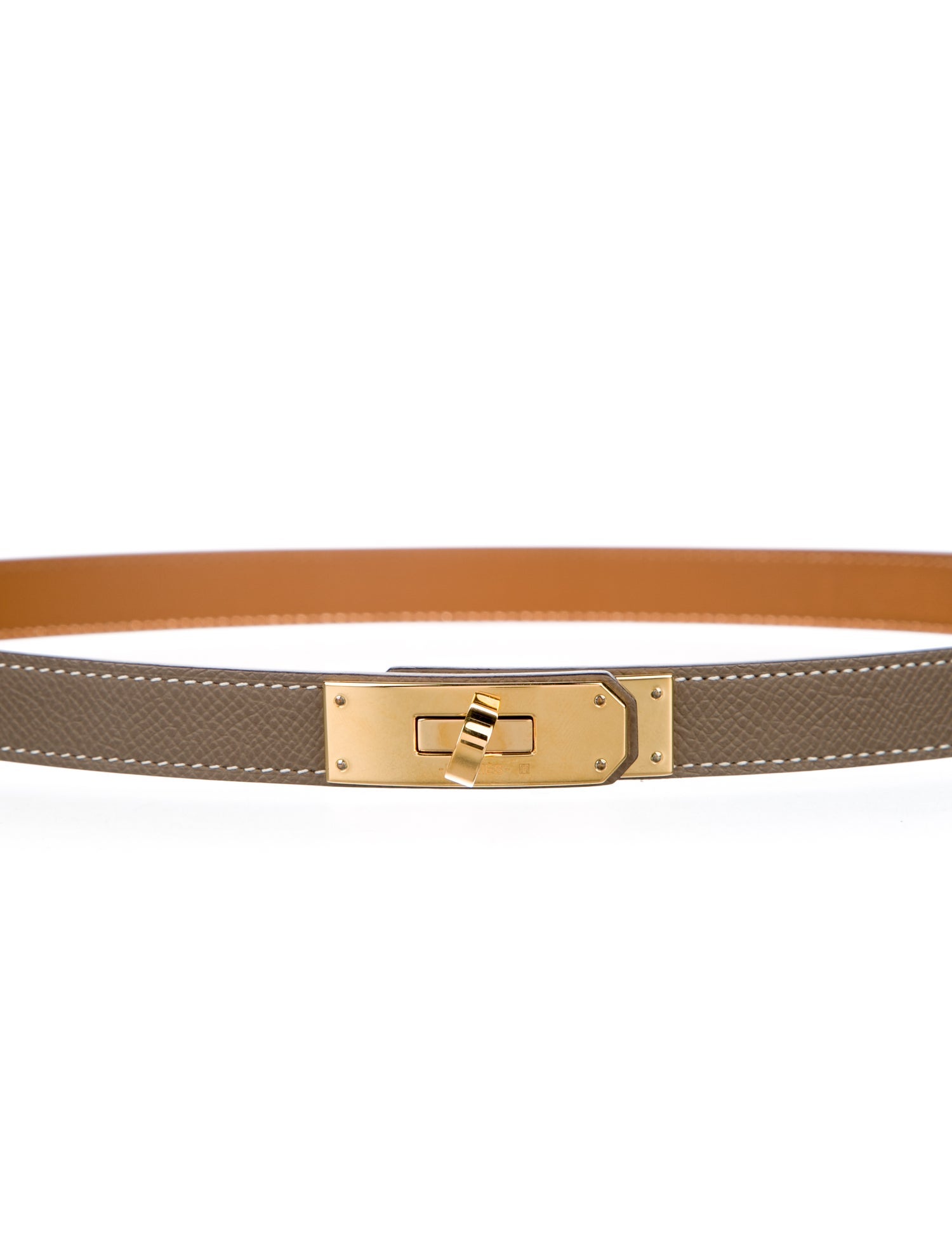 Hermès 18 mm Epsom Leather Kelly Belt