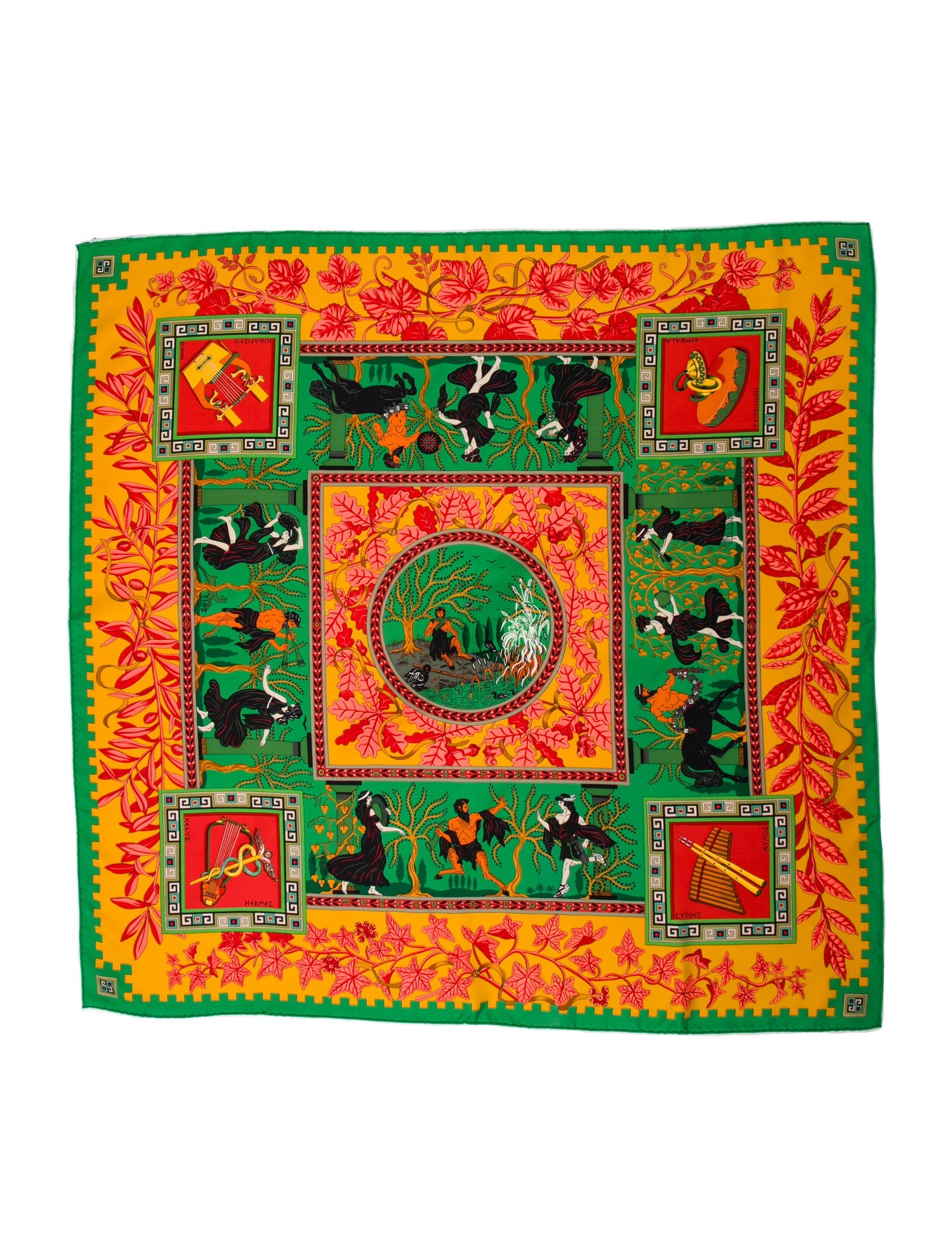 Hermès Musique des Dieux Silk Scarf