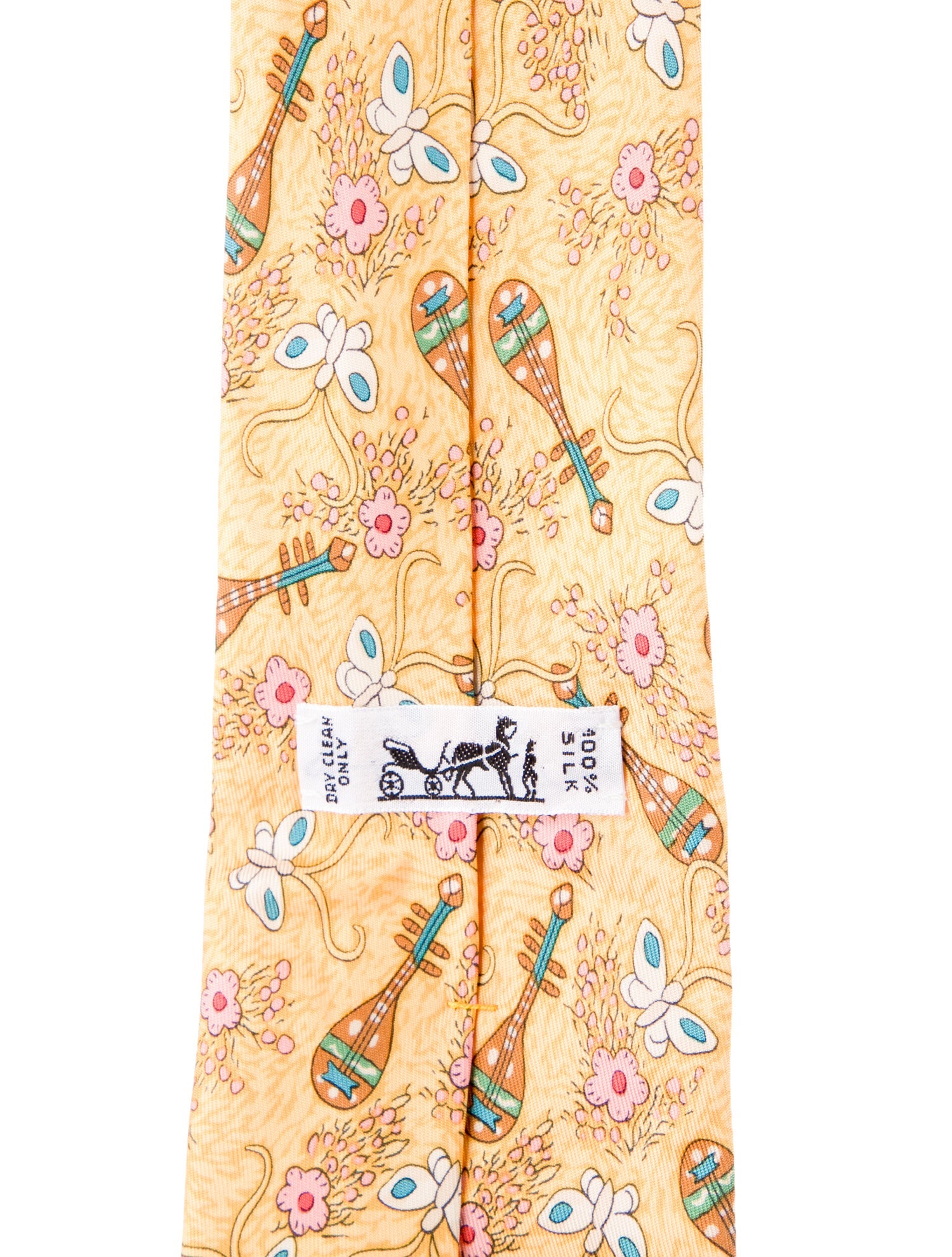 Hermès Printed Silk Tie