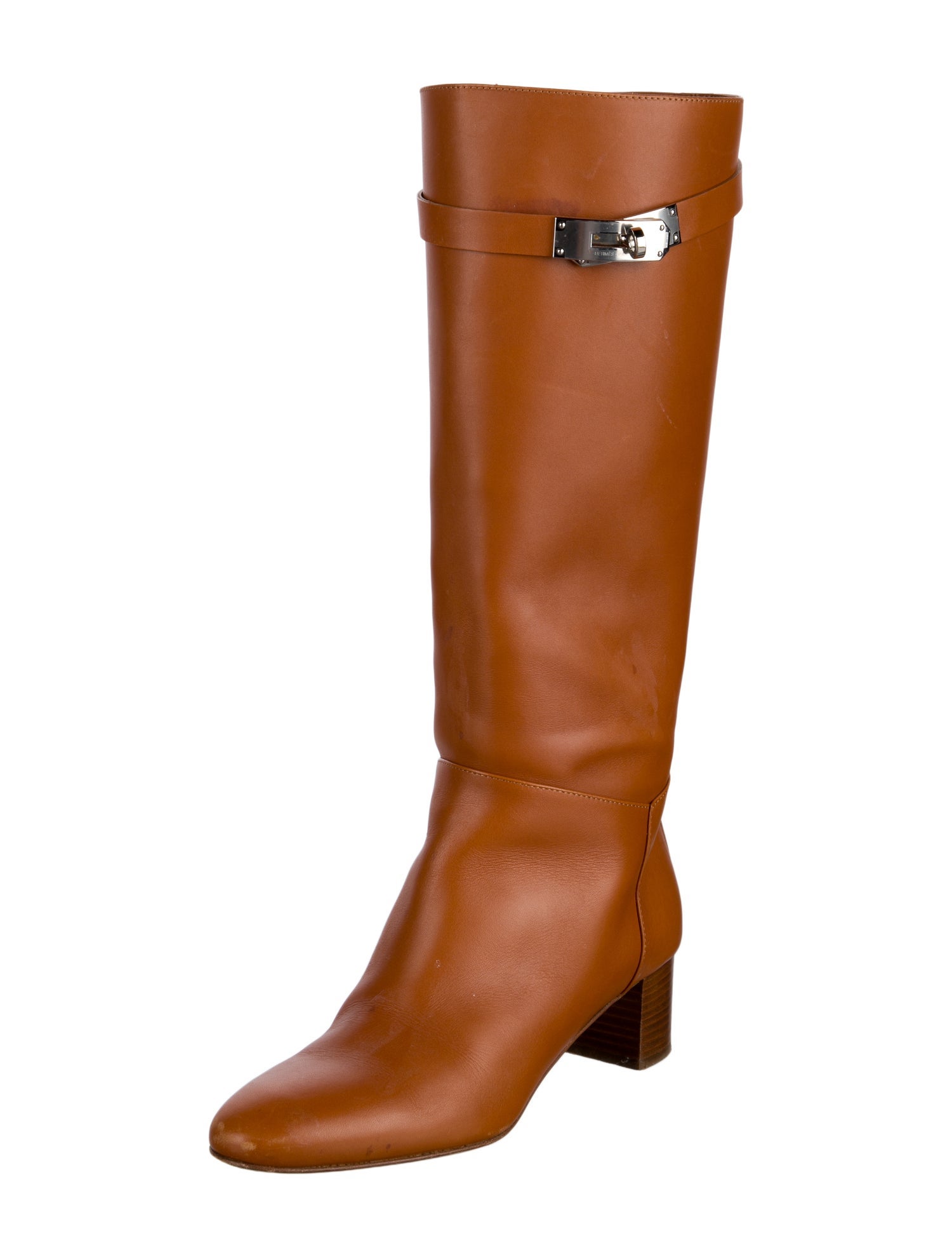 Hermès Story Leather Riding Boots