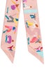 Hermès Figures Libres Silk Twilly Scarf