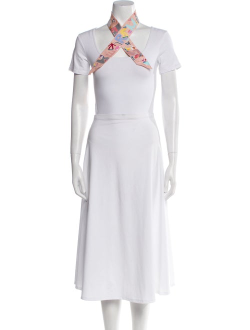 Hermès Figures Libres Silk Twilly Scarf