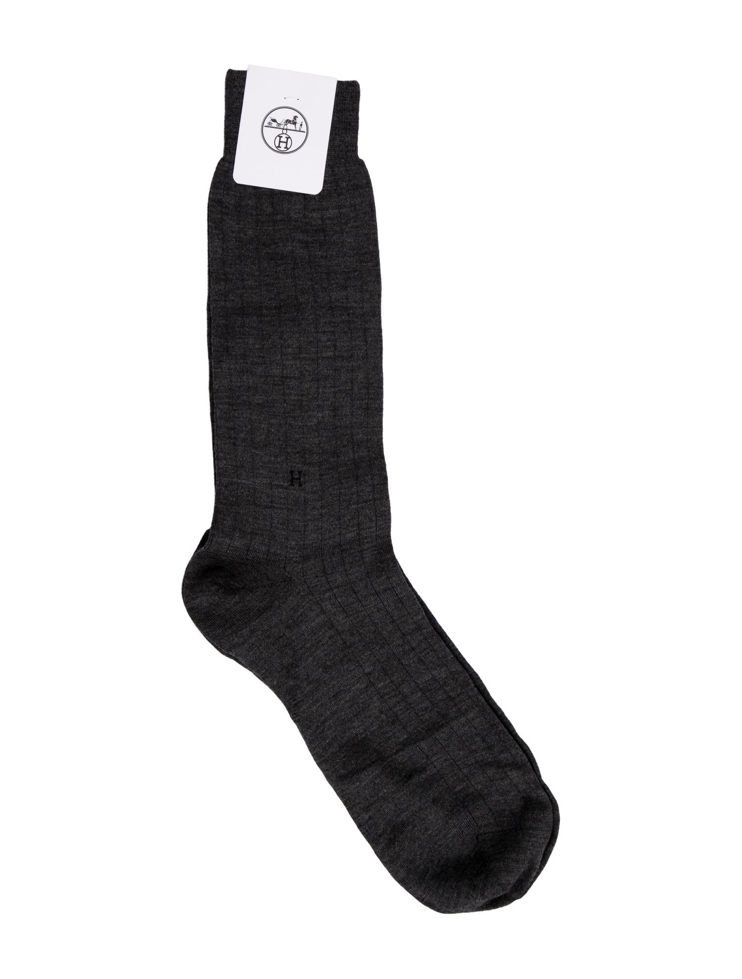 Hermès Wool H Logo Socks