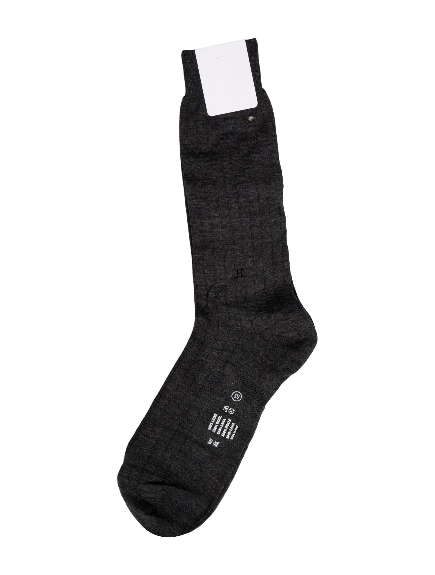 Hermès Wool H Logo Socks