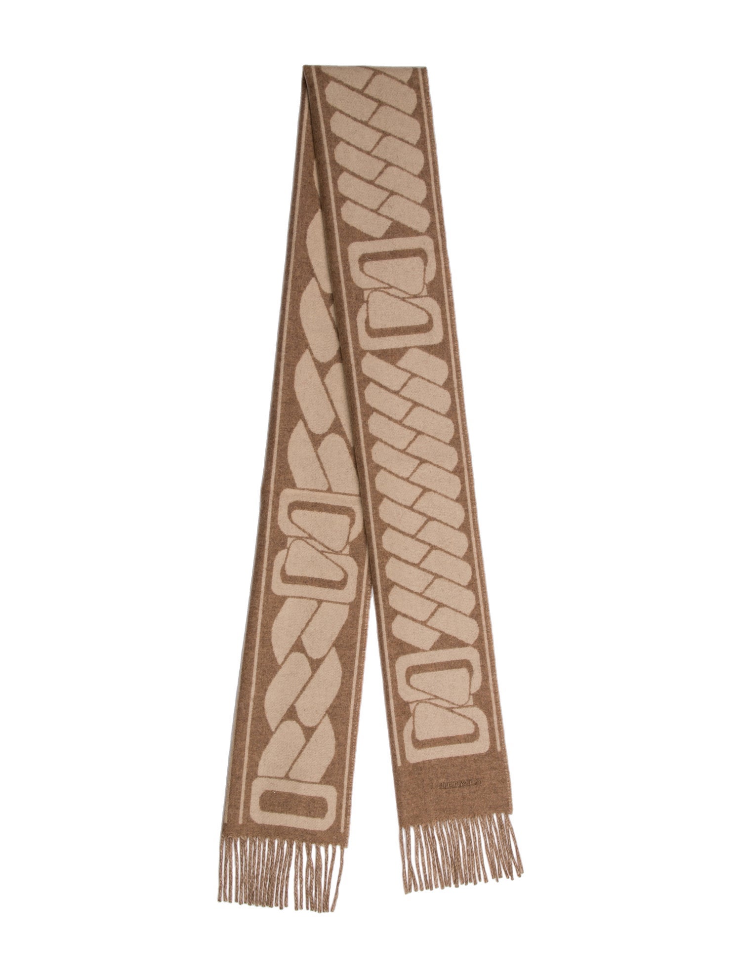 Hermès Clic, C'est Noue Cashmere Scarf w/ Tags