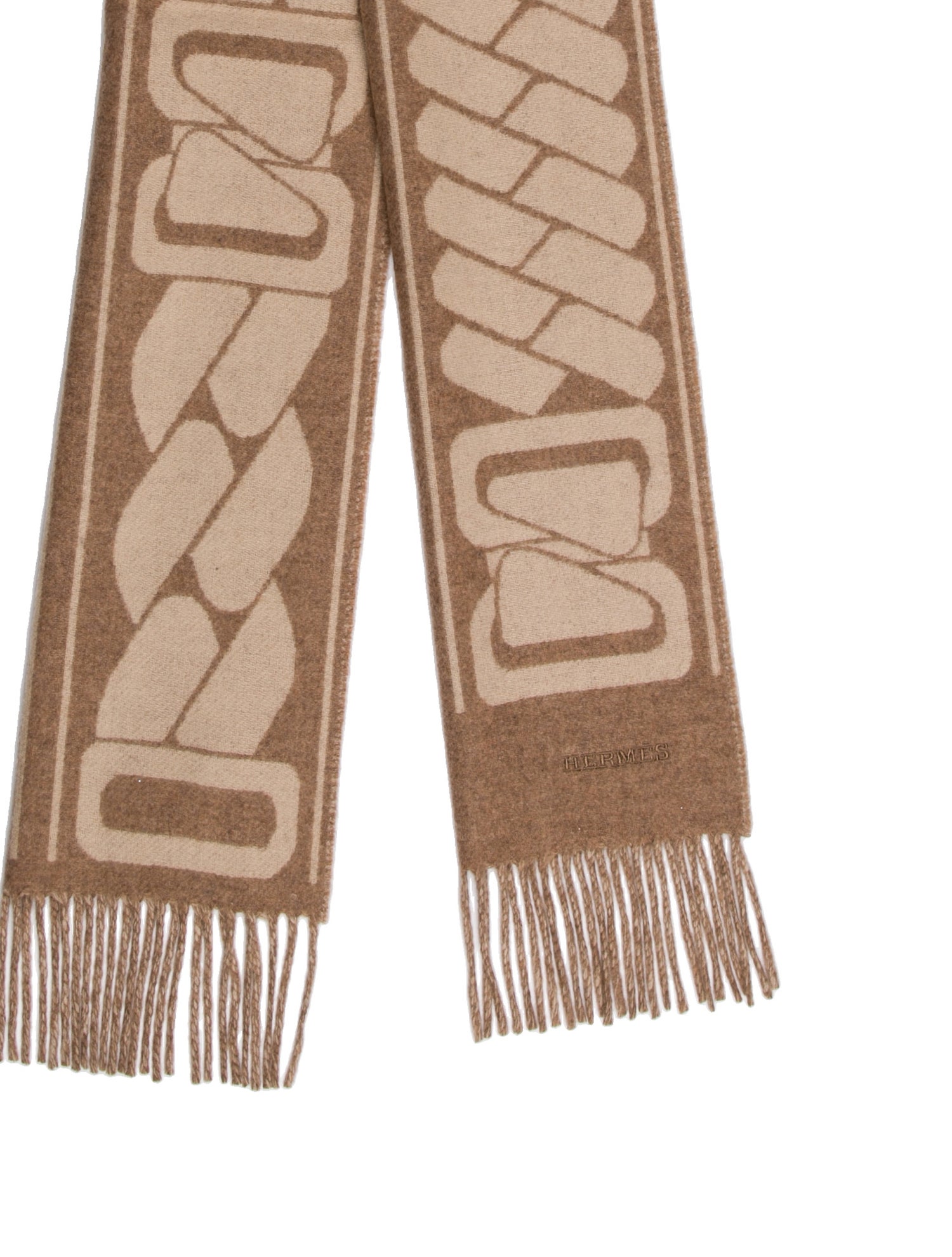 Hermès Clic, C'est Noue Cashmere Scarf w/ Tags