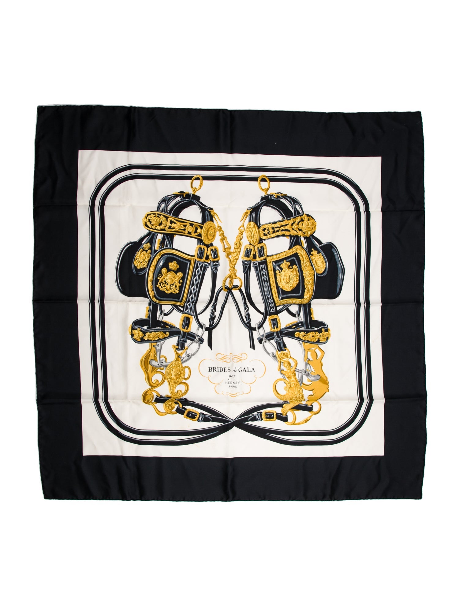 Hermès Brides de Gala Silk Scarf