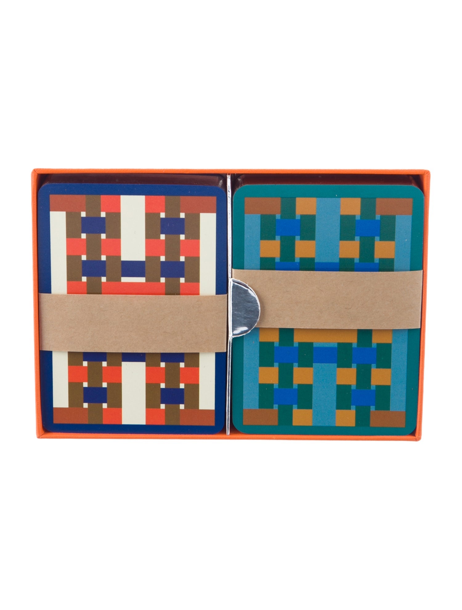 Hermès H Tissage Bridge Playing Cards Set