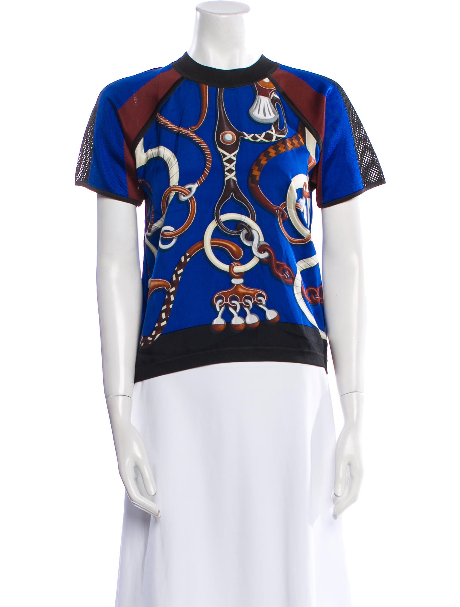 Hermès Silk Printed T-Shirt w/ Tags