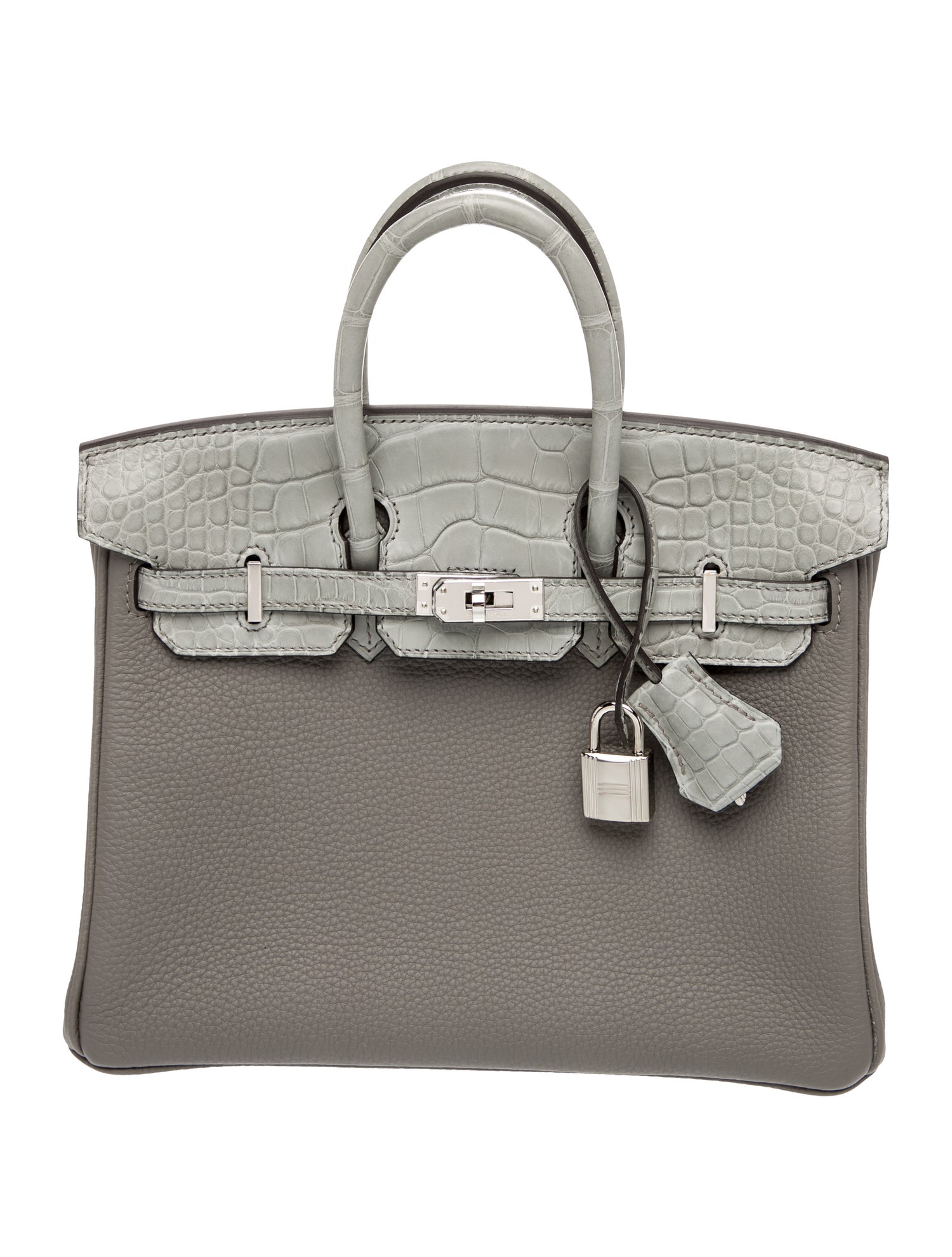 Hermès 2023 Togo & Matte Alligator Birkin Touch 25