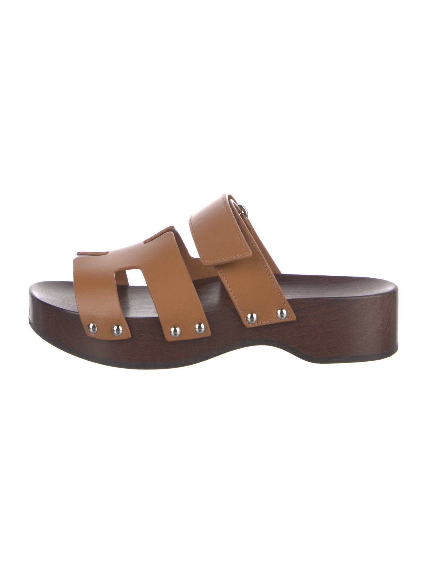 Hermès Kos Calfskin Slides