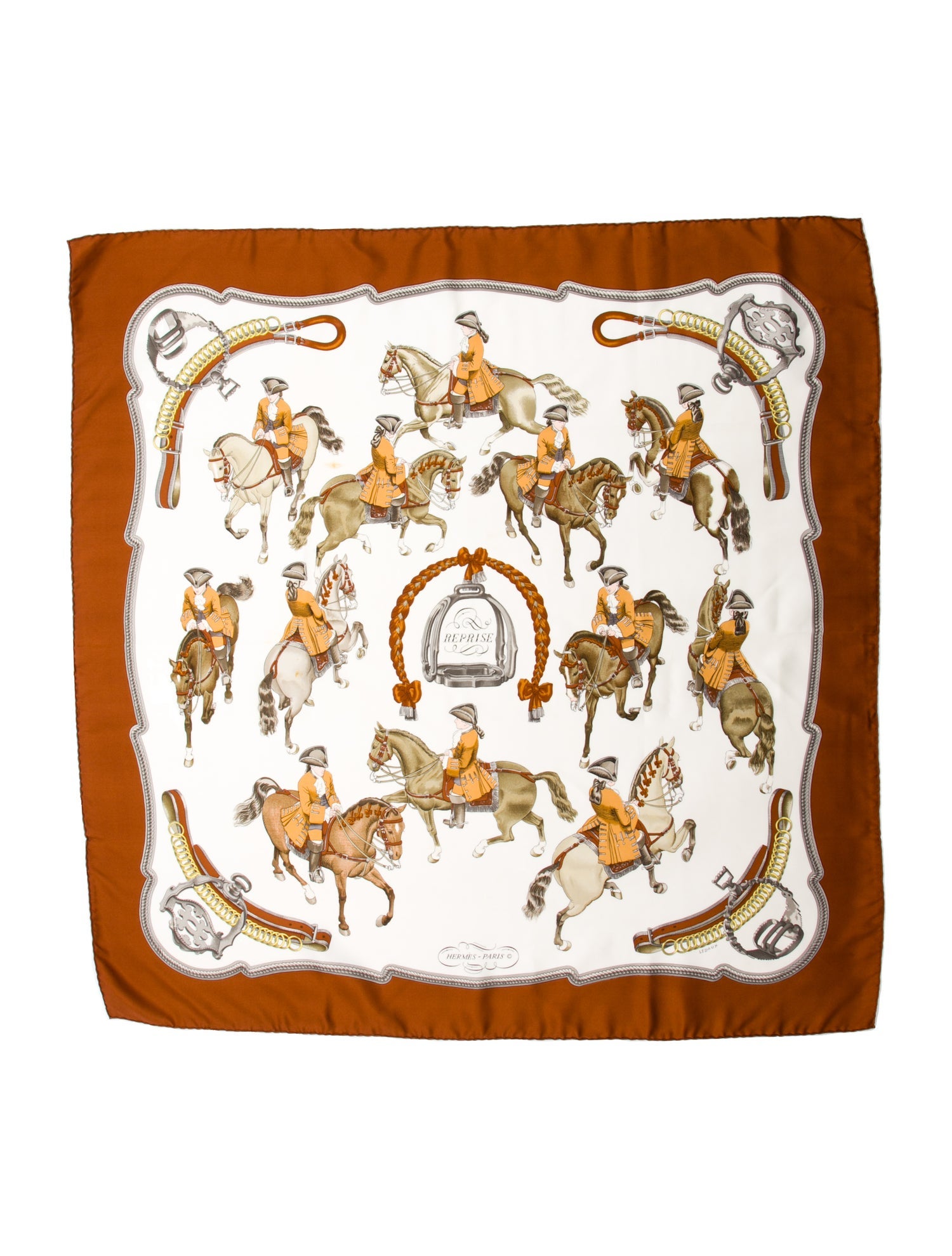 Hermès Reprise Silk Scarf