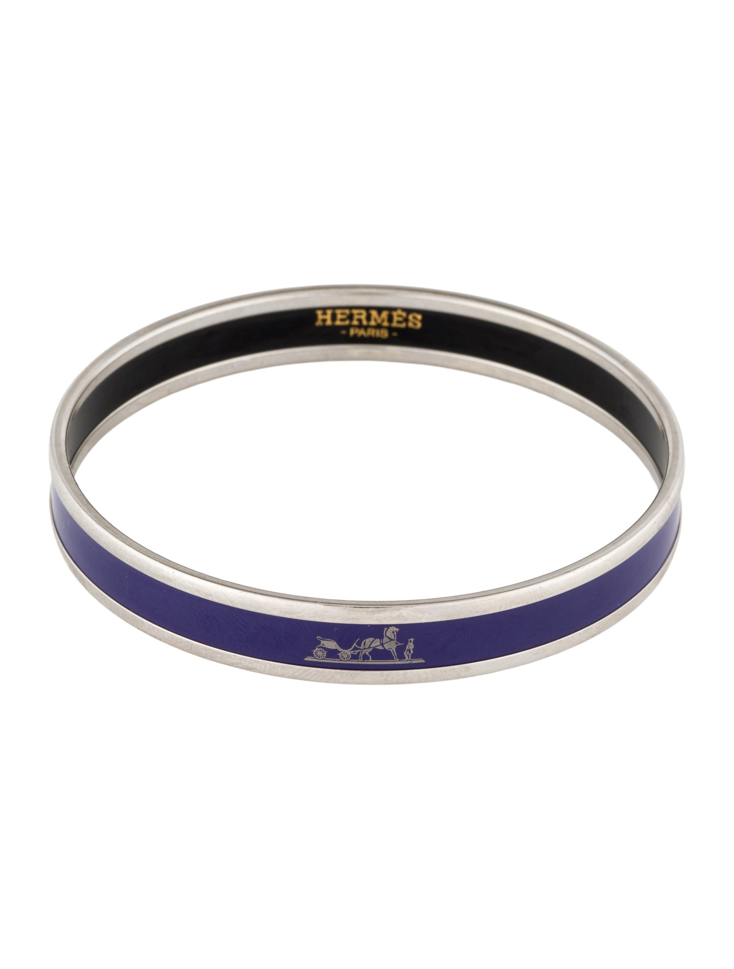 Hermès Enamel Narrow Bracelet