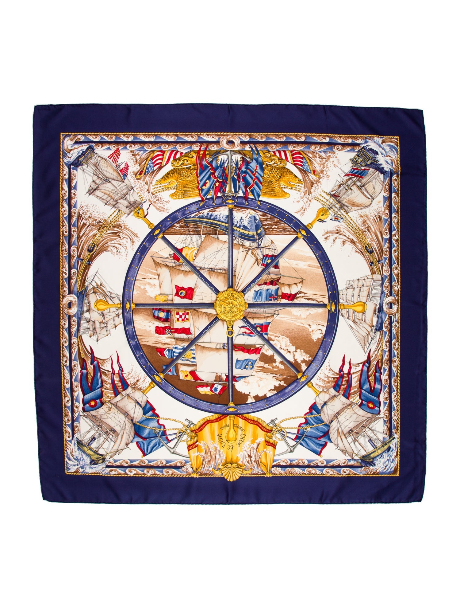Hermès Vive Le Vent Silk Scarf