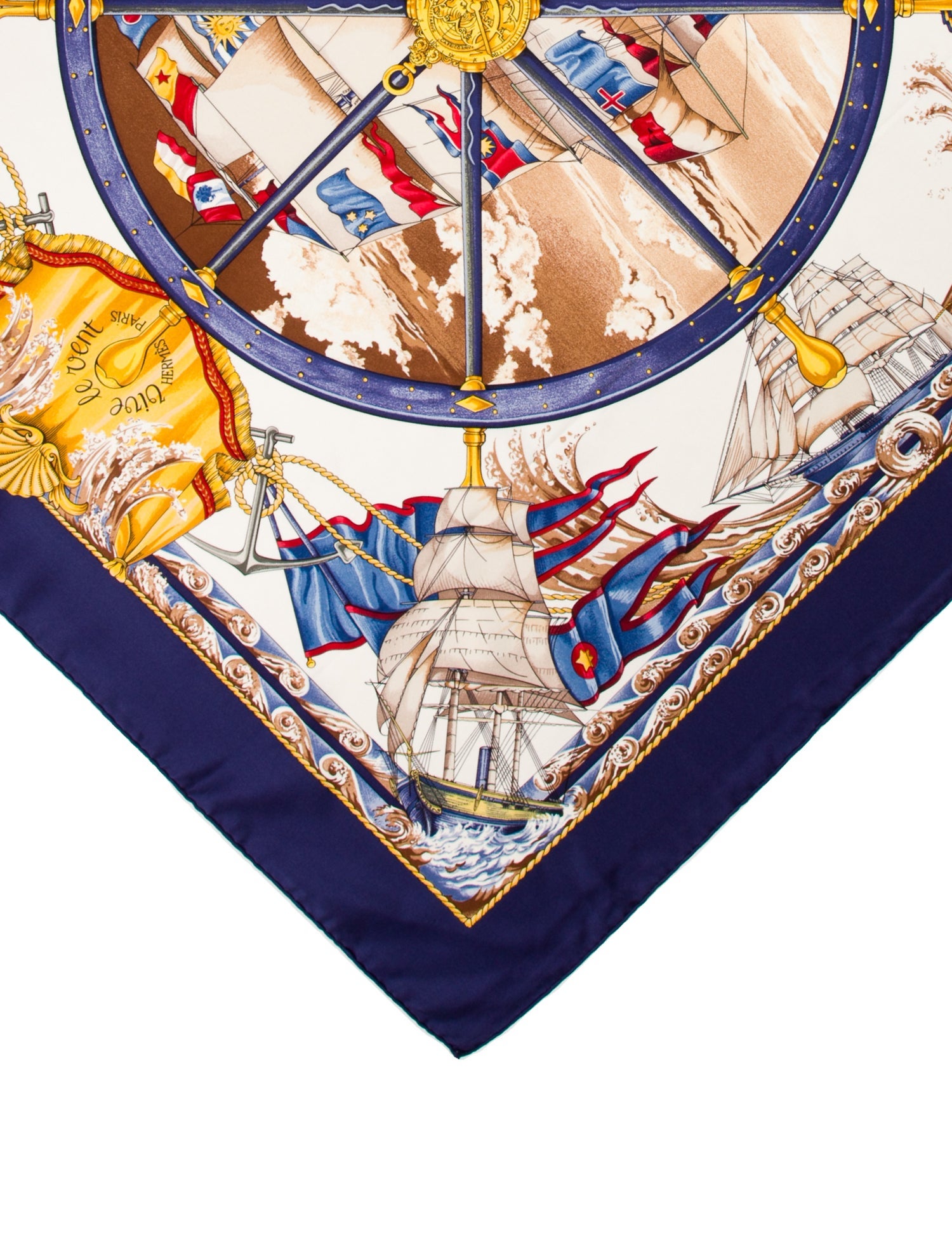 Hermès Vive Le Vent Silk Scarf