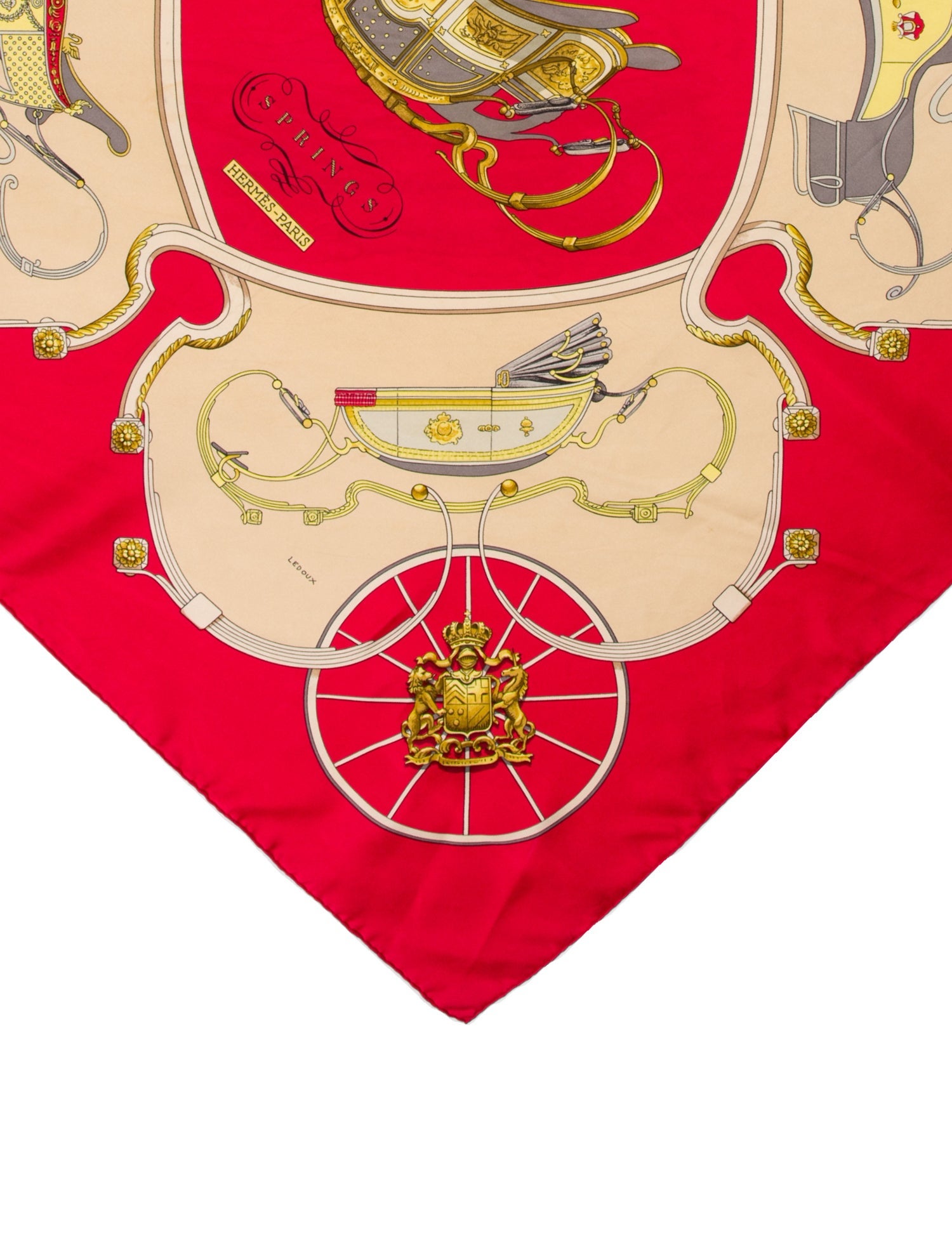 Hermès Springs Silk Scarf