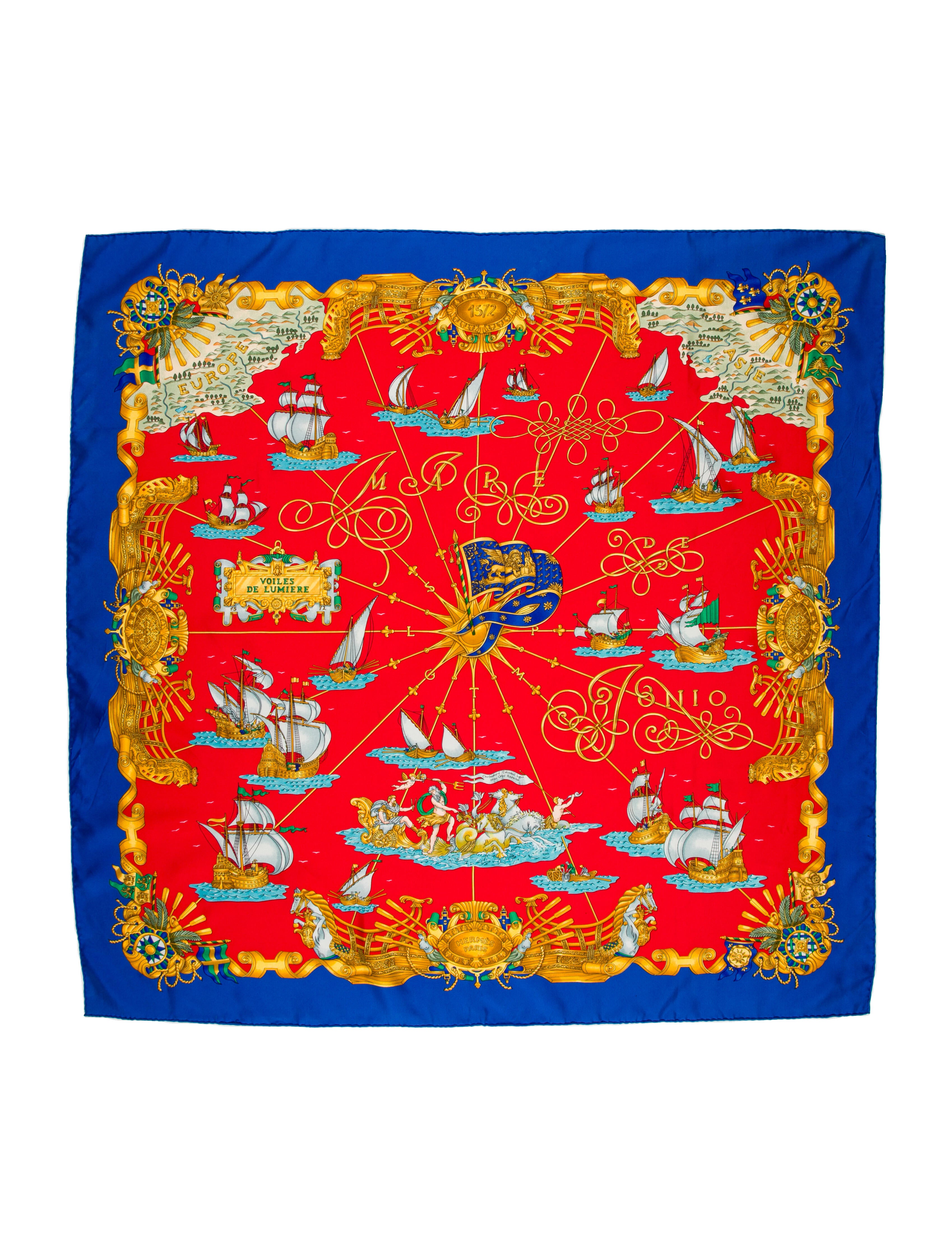 Hermès Voiles De Lumiere Silk Scarf