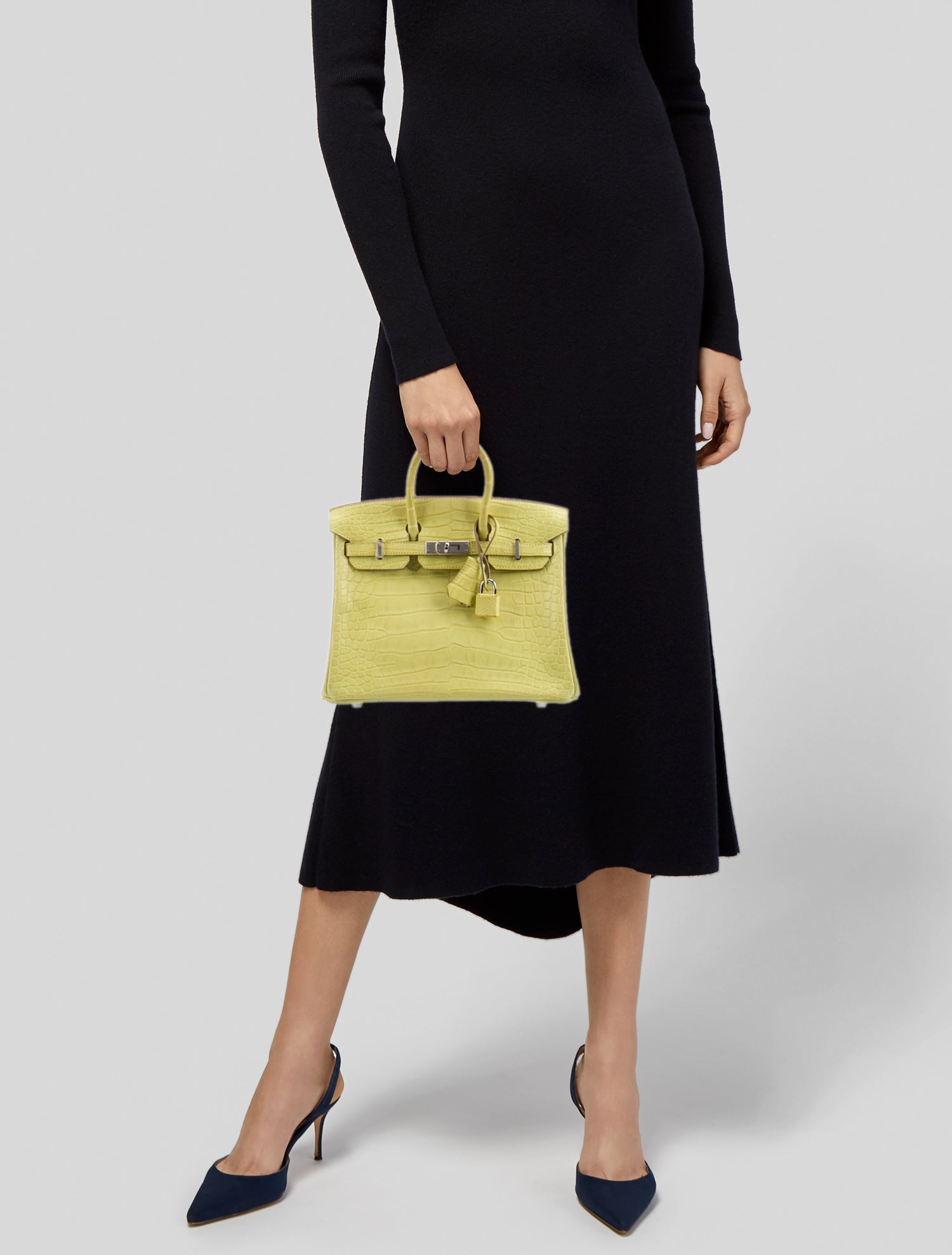 Hermès Matte Alligator Birkin 25