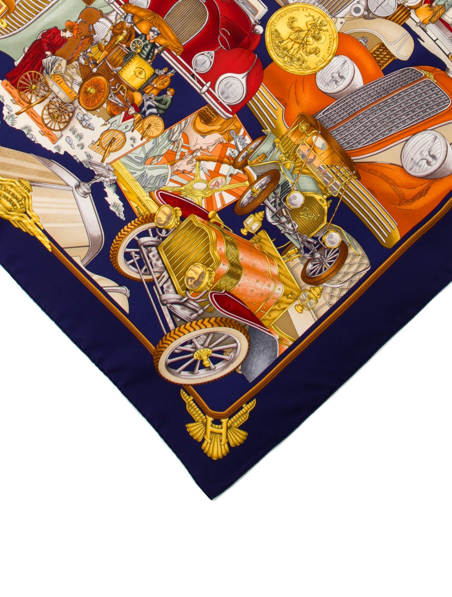 Hermès Automobile Silk Scarf