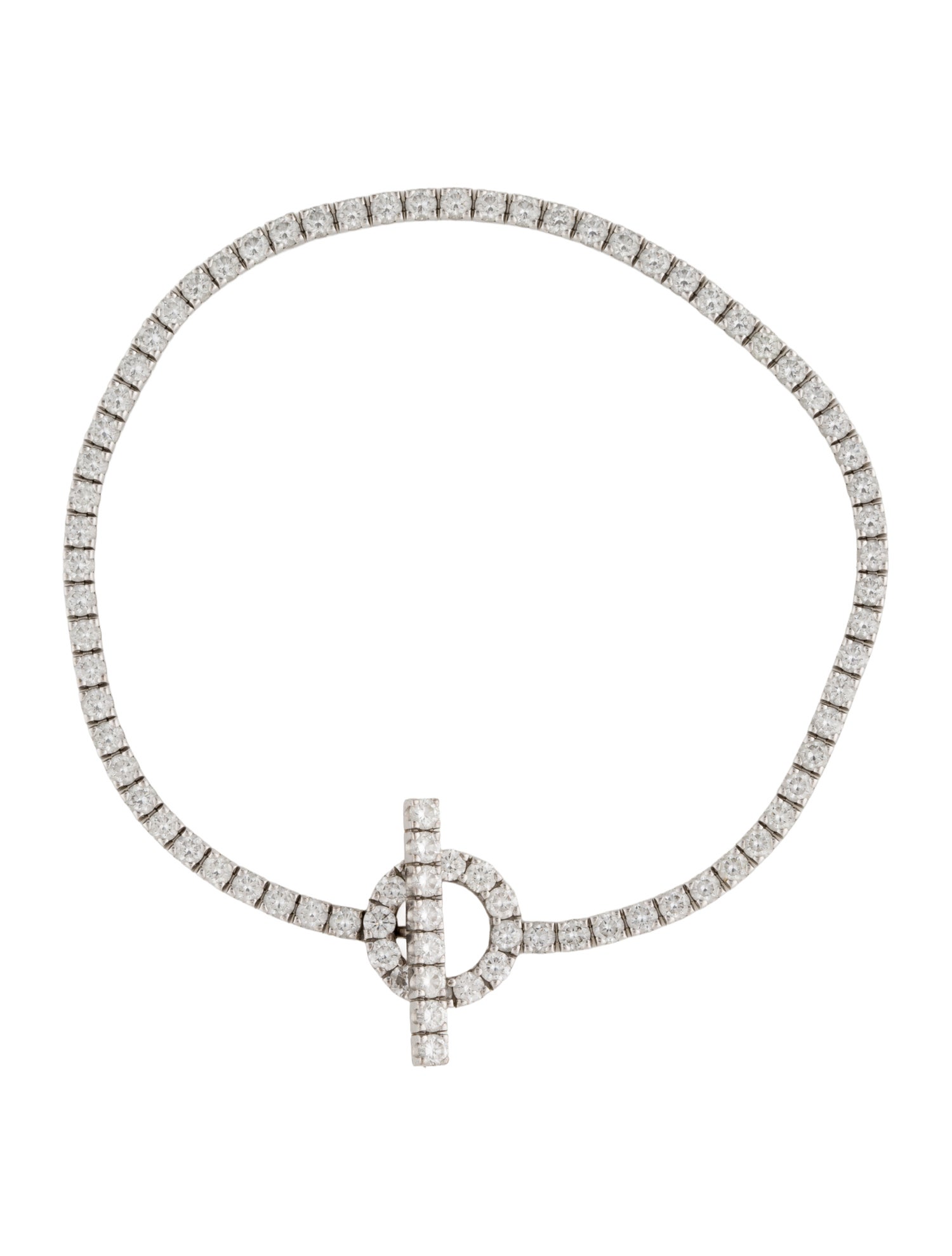 Hermès 18K Diamond Finesse Bracelet