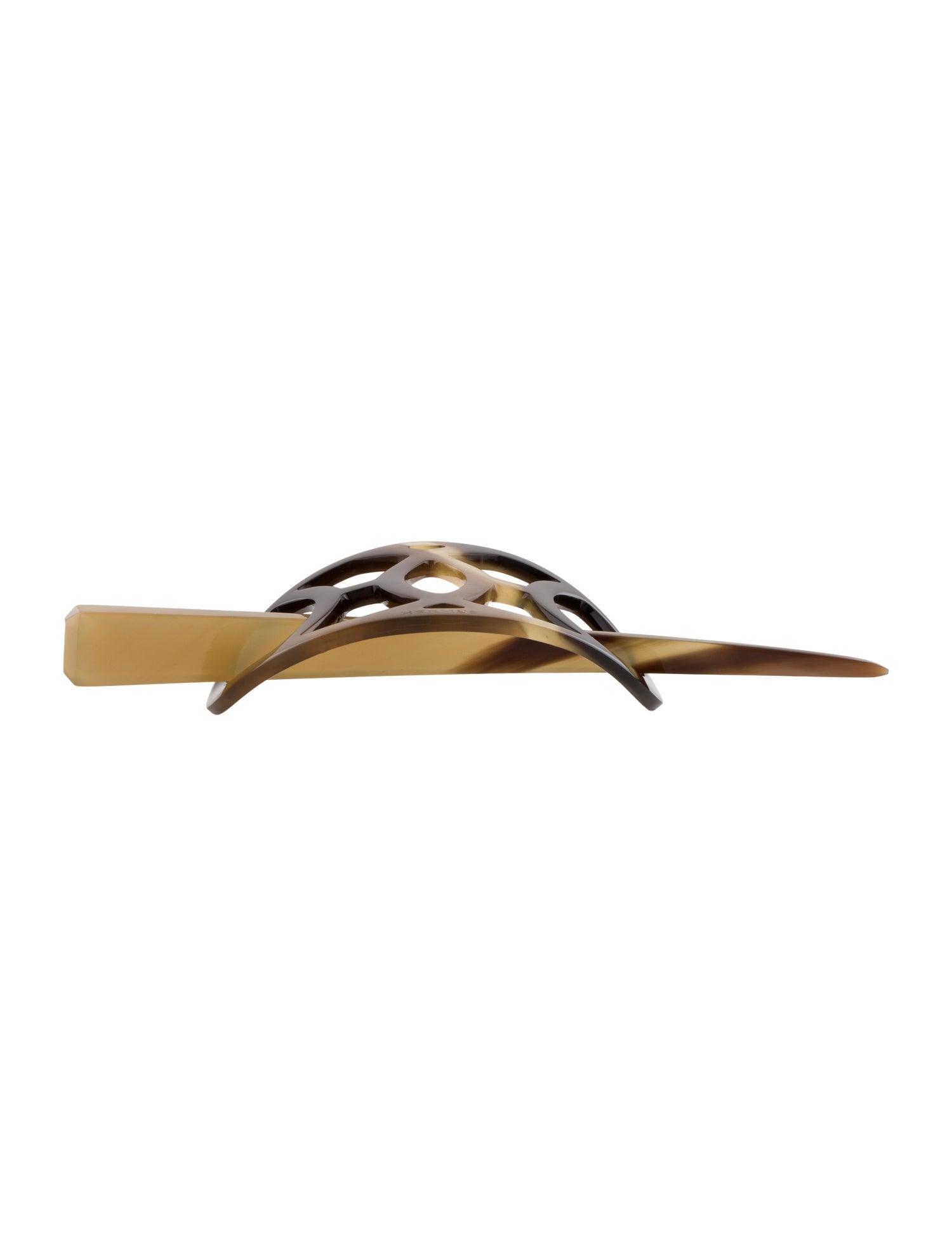 Hermès Buffalo Horn Hair Pin - Neutrals Hair Accessories  display picture 2