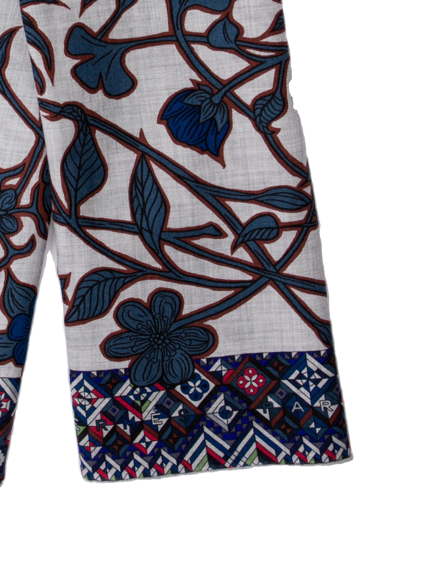 Hermès Le Jaguar et Le Colibri Cashmere Shawl