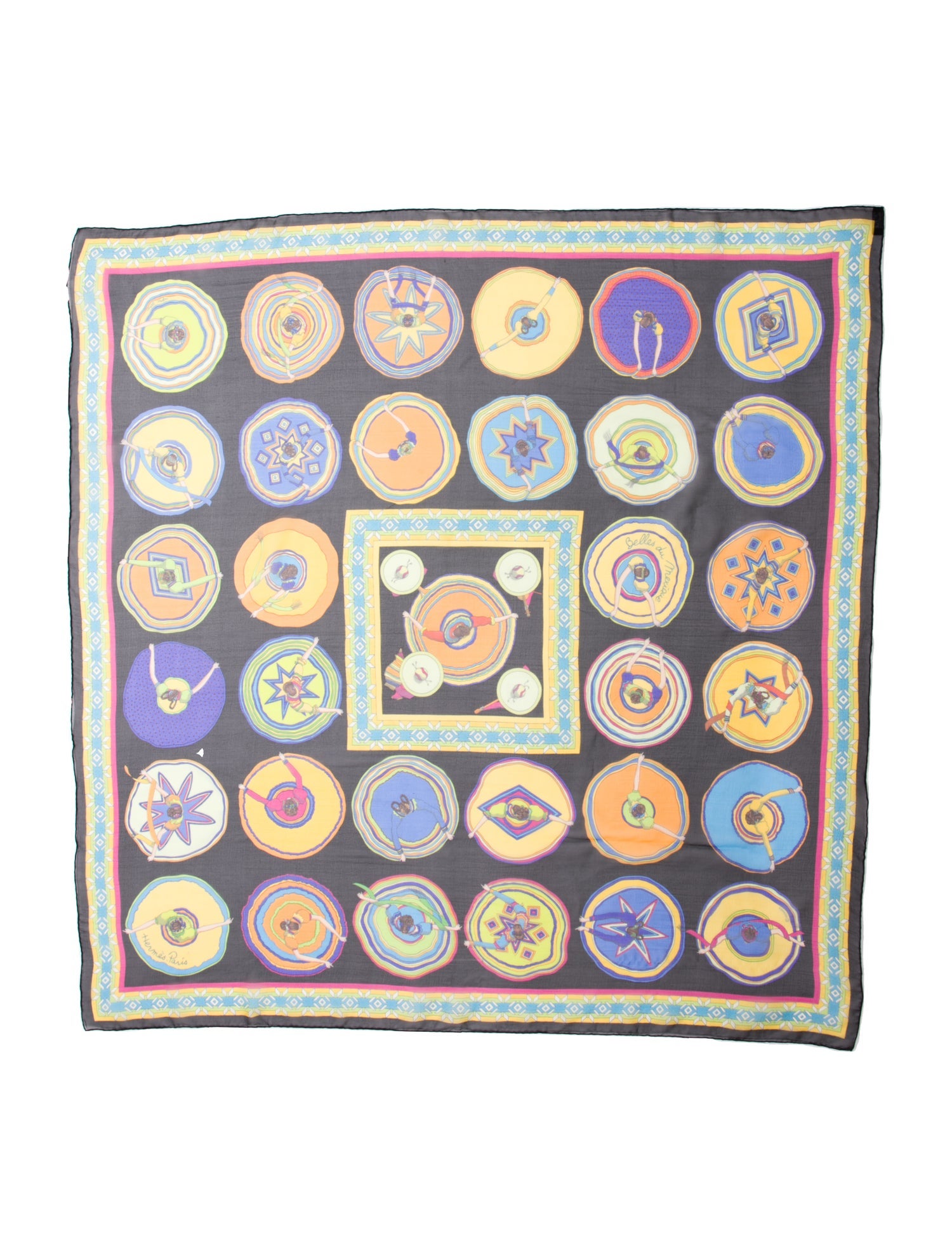 Hermès Belles du Mexique Mousseline Silk Scarf