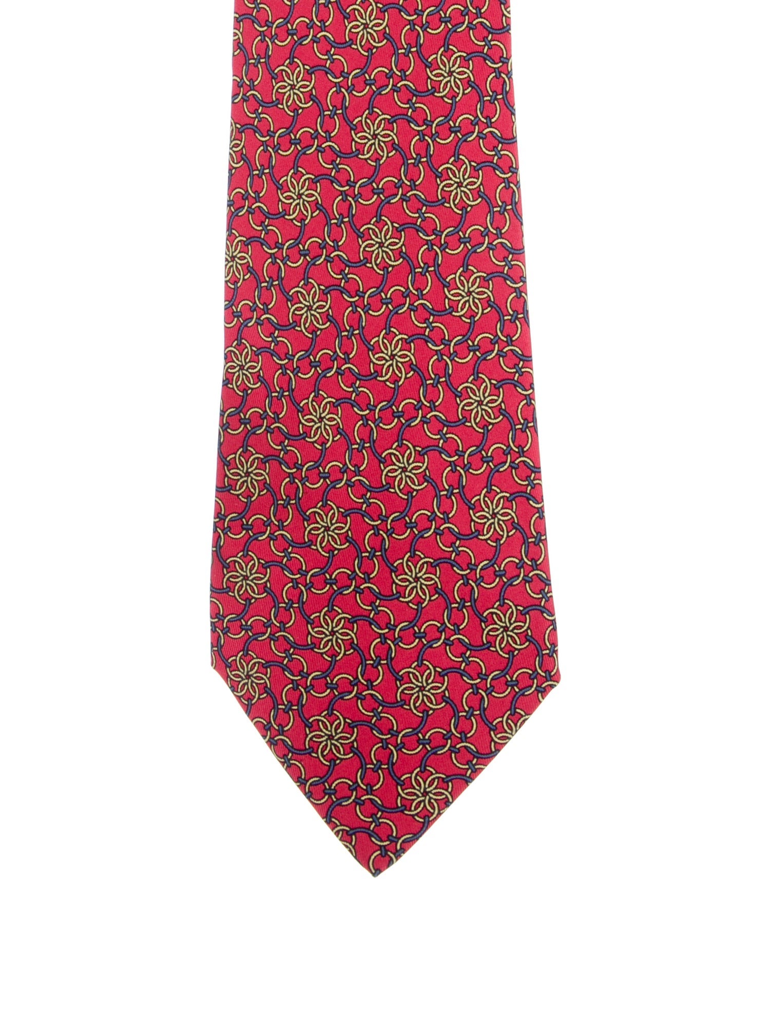 Hermès Silk Pattern Tie