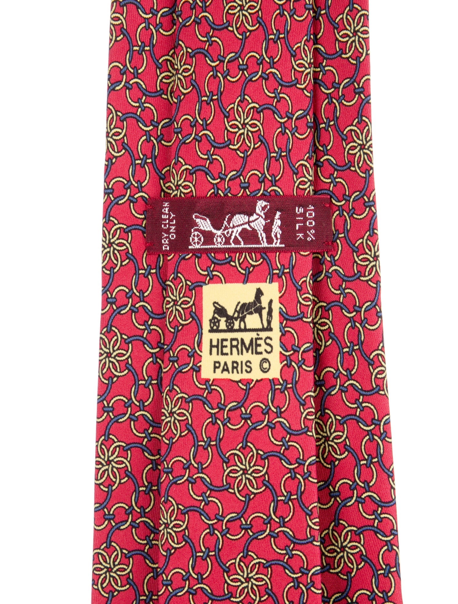 Hermès Silk Pattern Tie