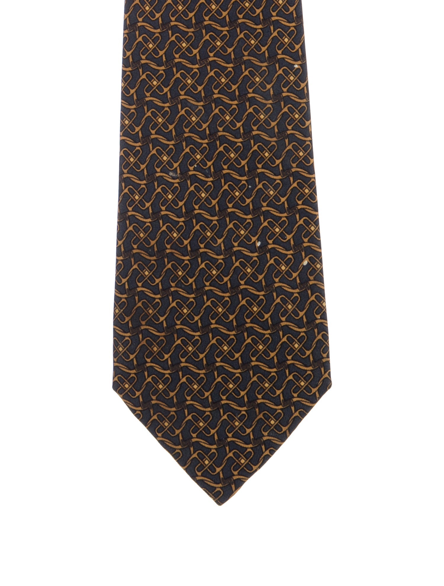 Hermès Silk Pattern Tie