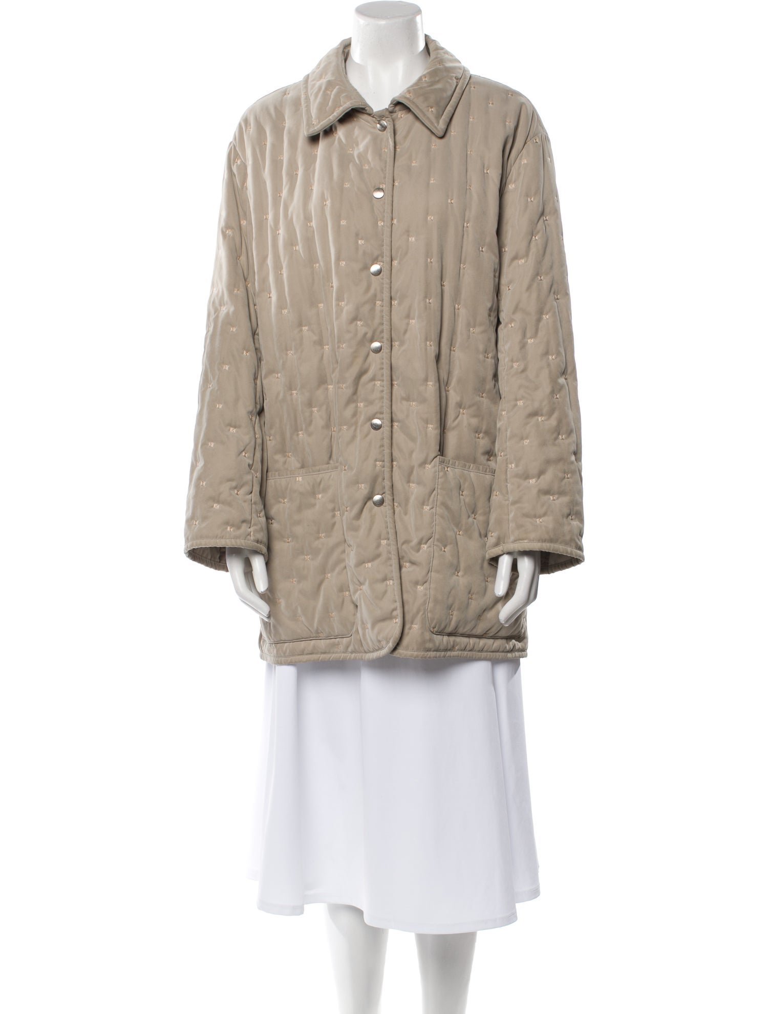 Hermès Vintage Late 1990's - Early 2000's Faux Fur Coat