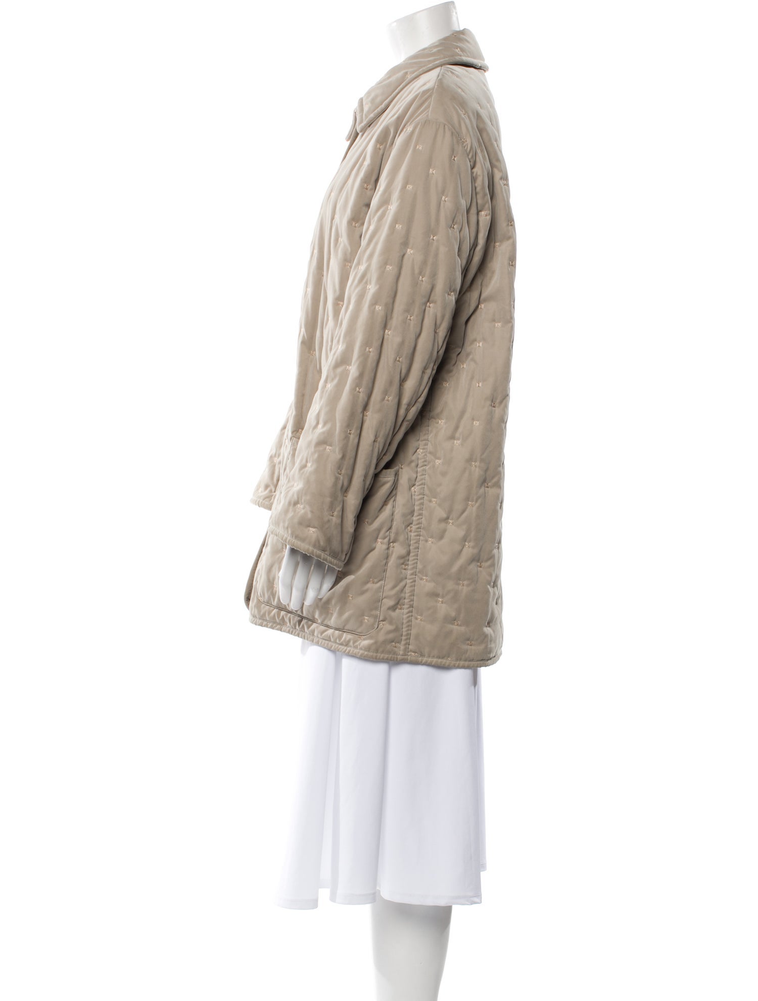 Hermès Vintage Late 1990's - Early 2000's Faux Fur Coat