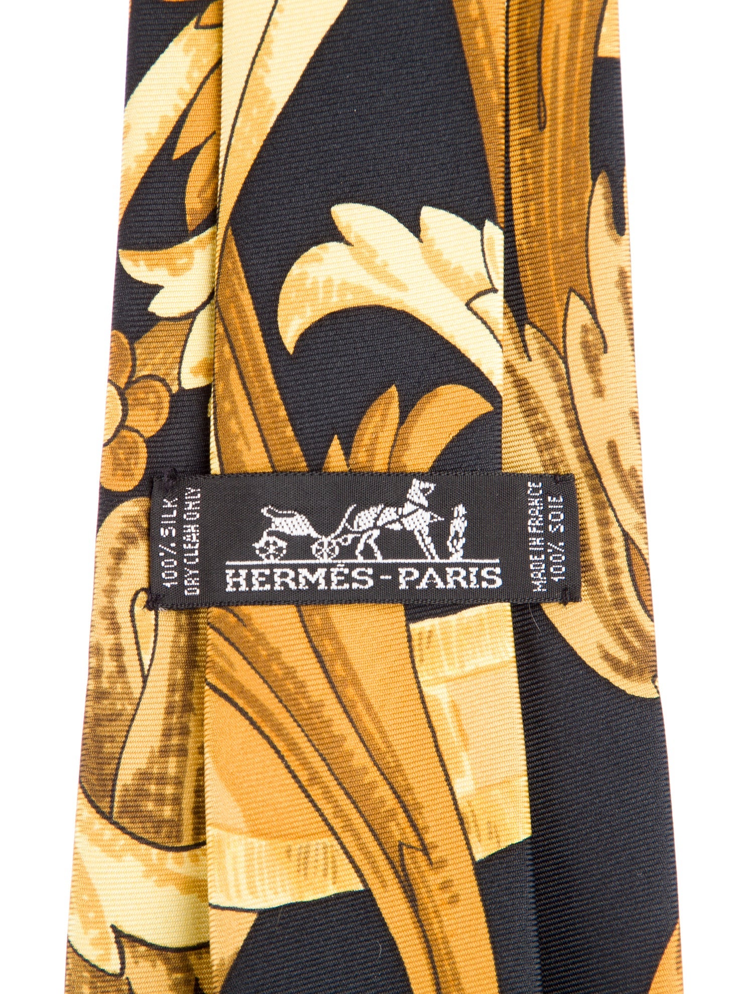 Hermès Silk Pattern Tie