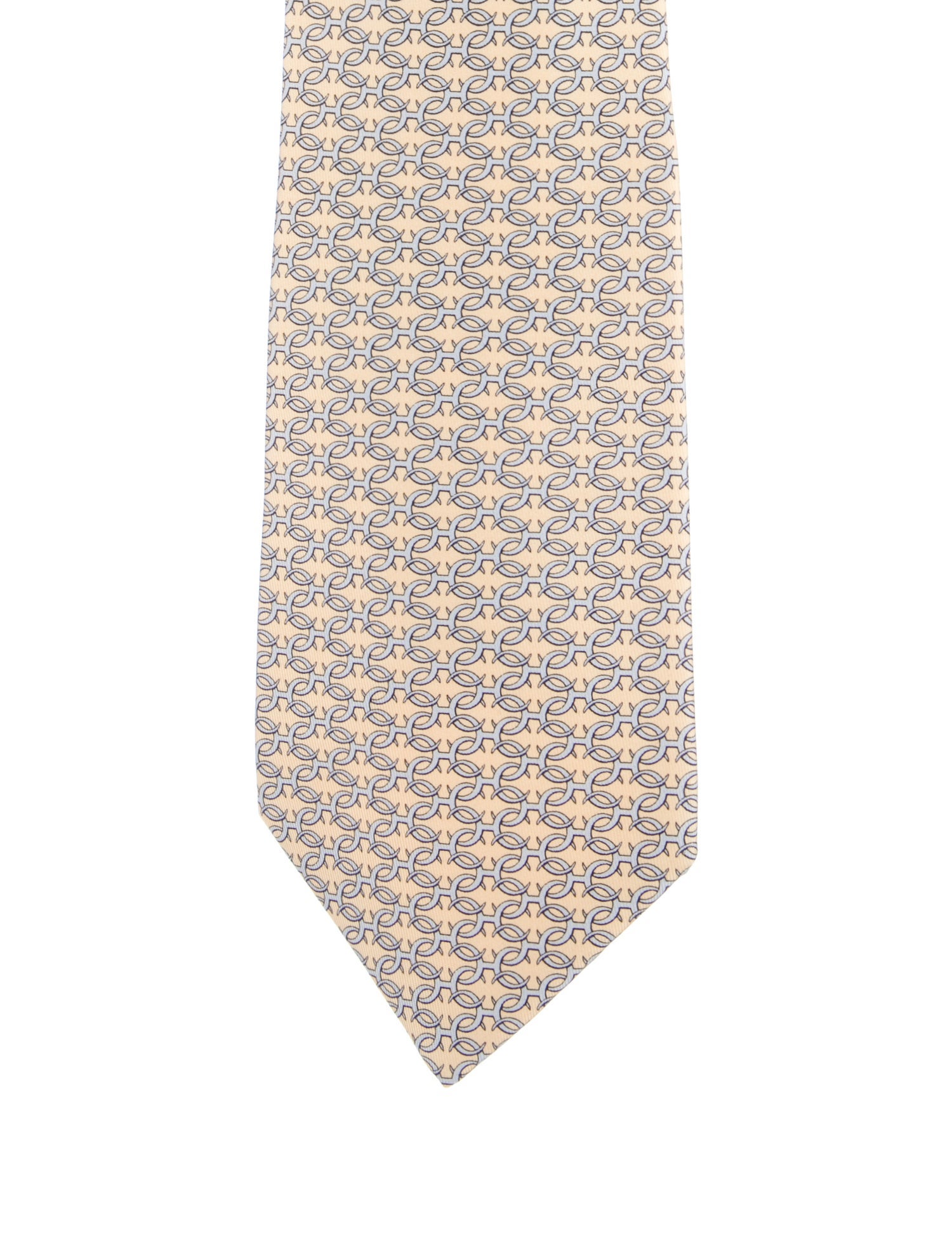 Hermès Silk Pattern Tie