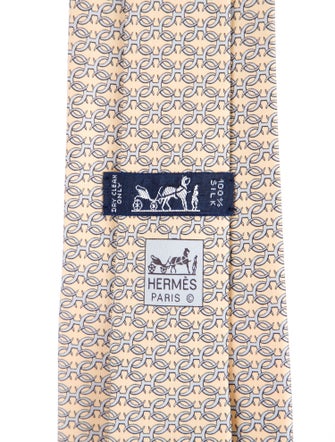 Hermès Silk Pattern Tie
