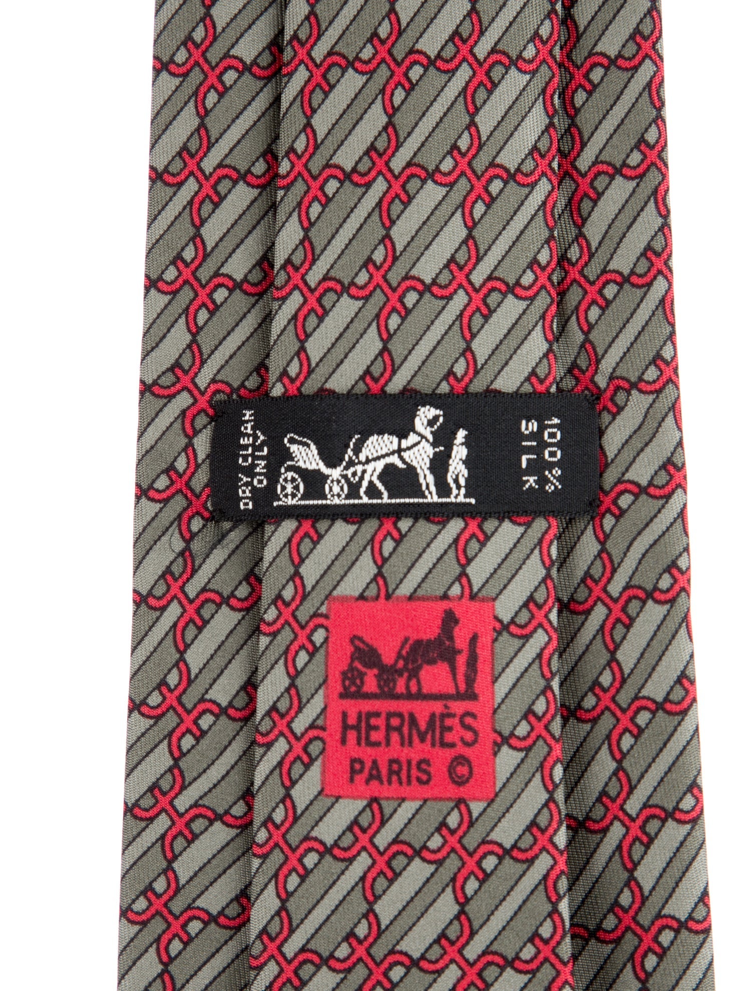 Hermès Silk Pattern Tie