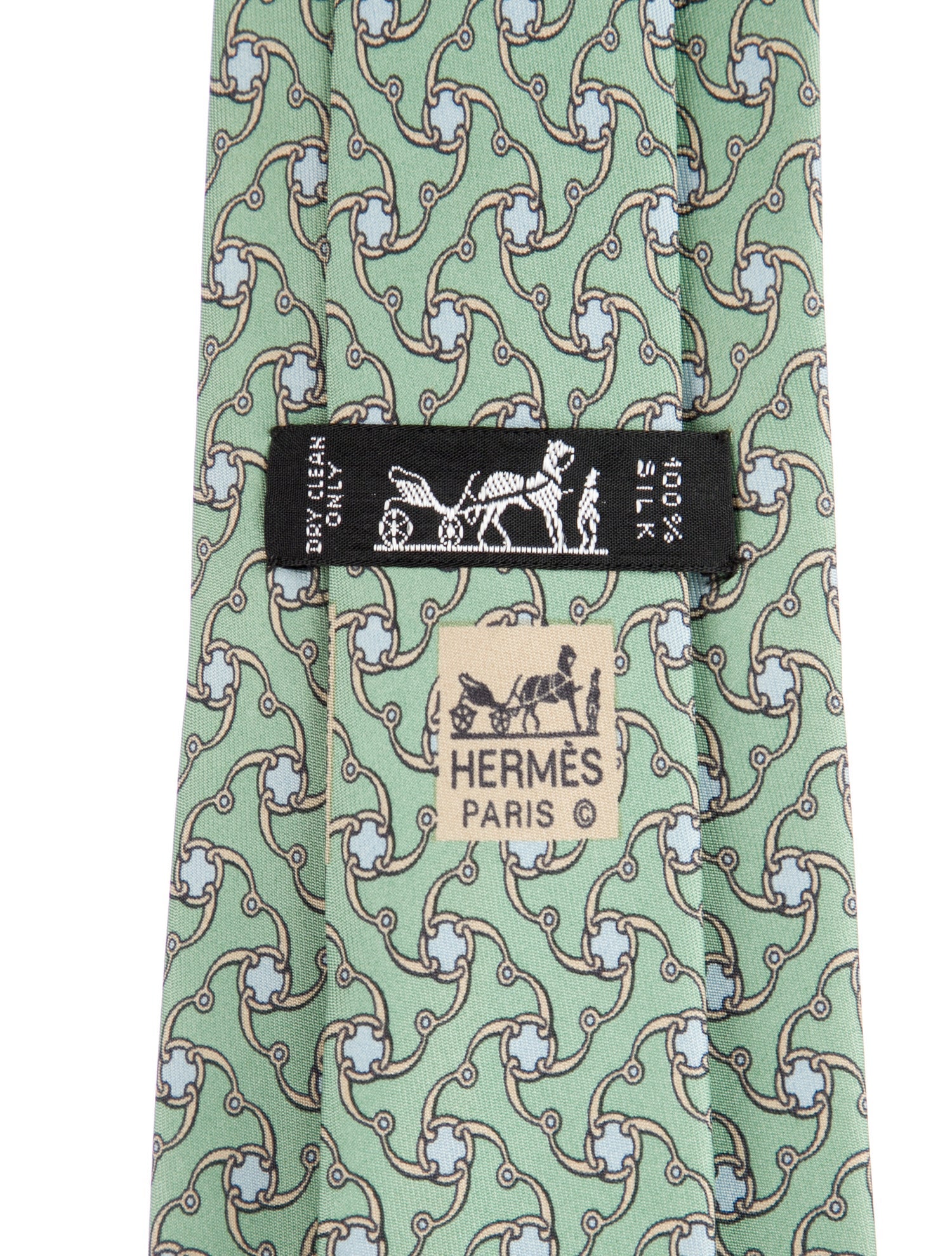 Hermès Silk Pattern Tie